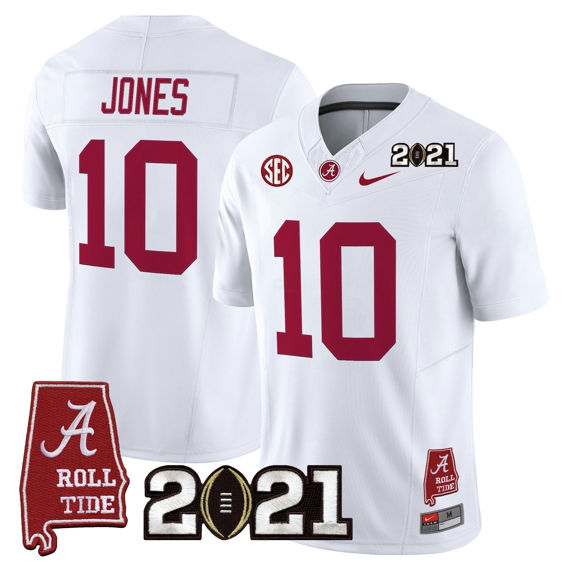 Camisa NCAA '2021 College Football Playoff National Championship' Vapor Limited Jersey - Alabama Map