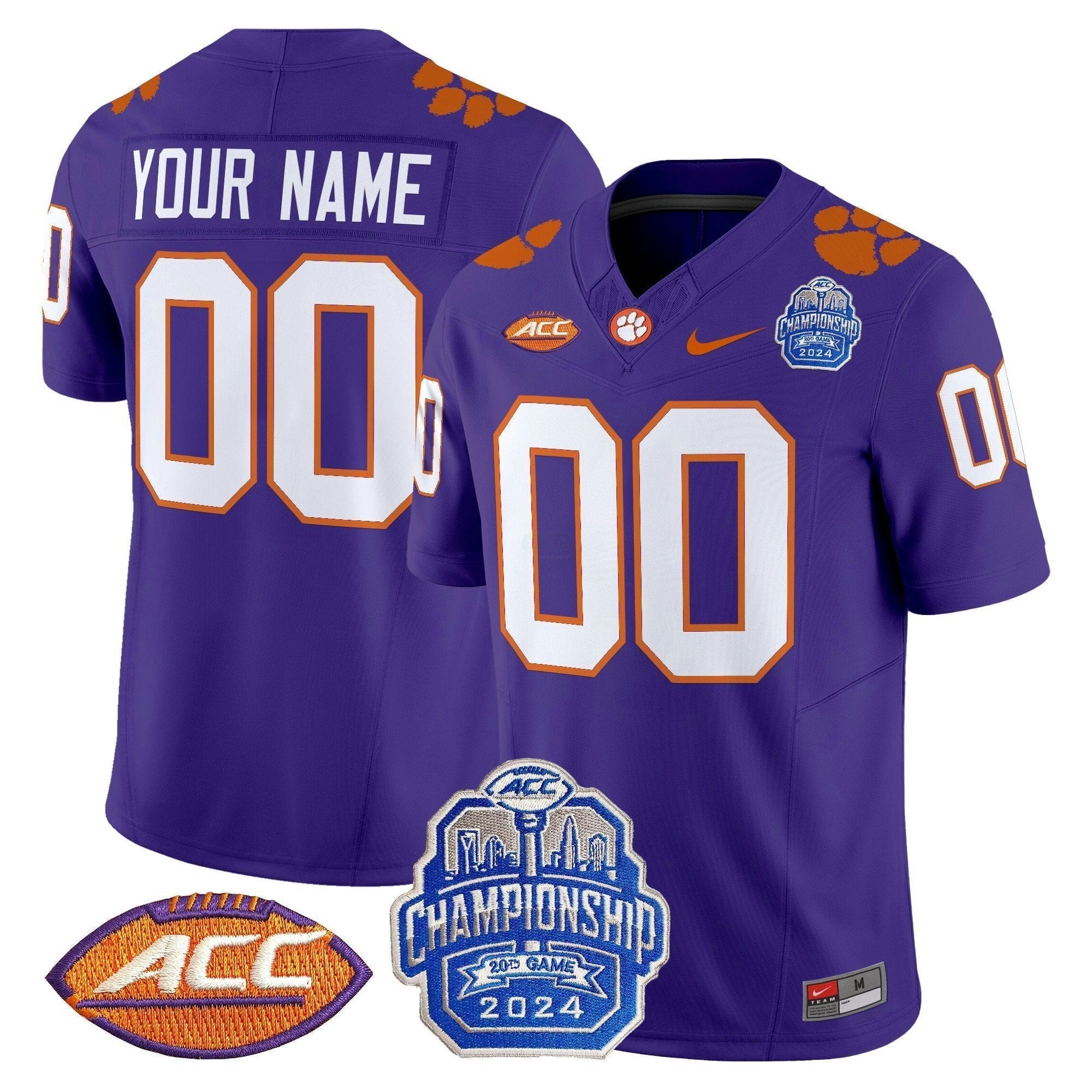 Camisa NCAA 2024 ACC Championship Patch Vapor Limited Jersey