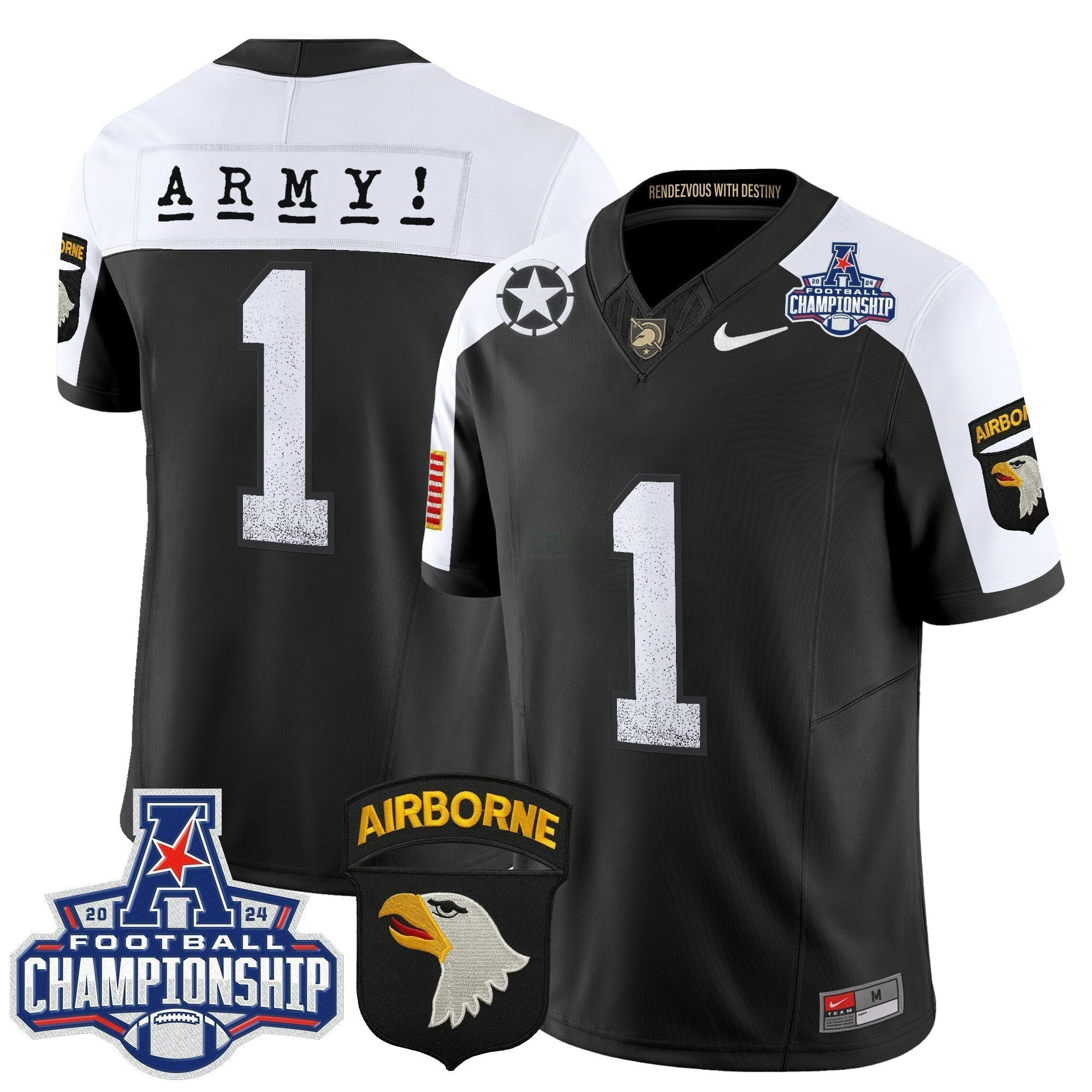 Camisa NCAA 2024 American Athletic Conference Championship Patch Vapor Limited Jersey