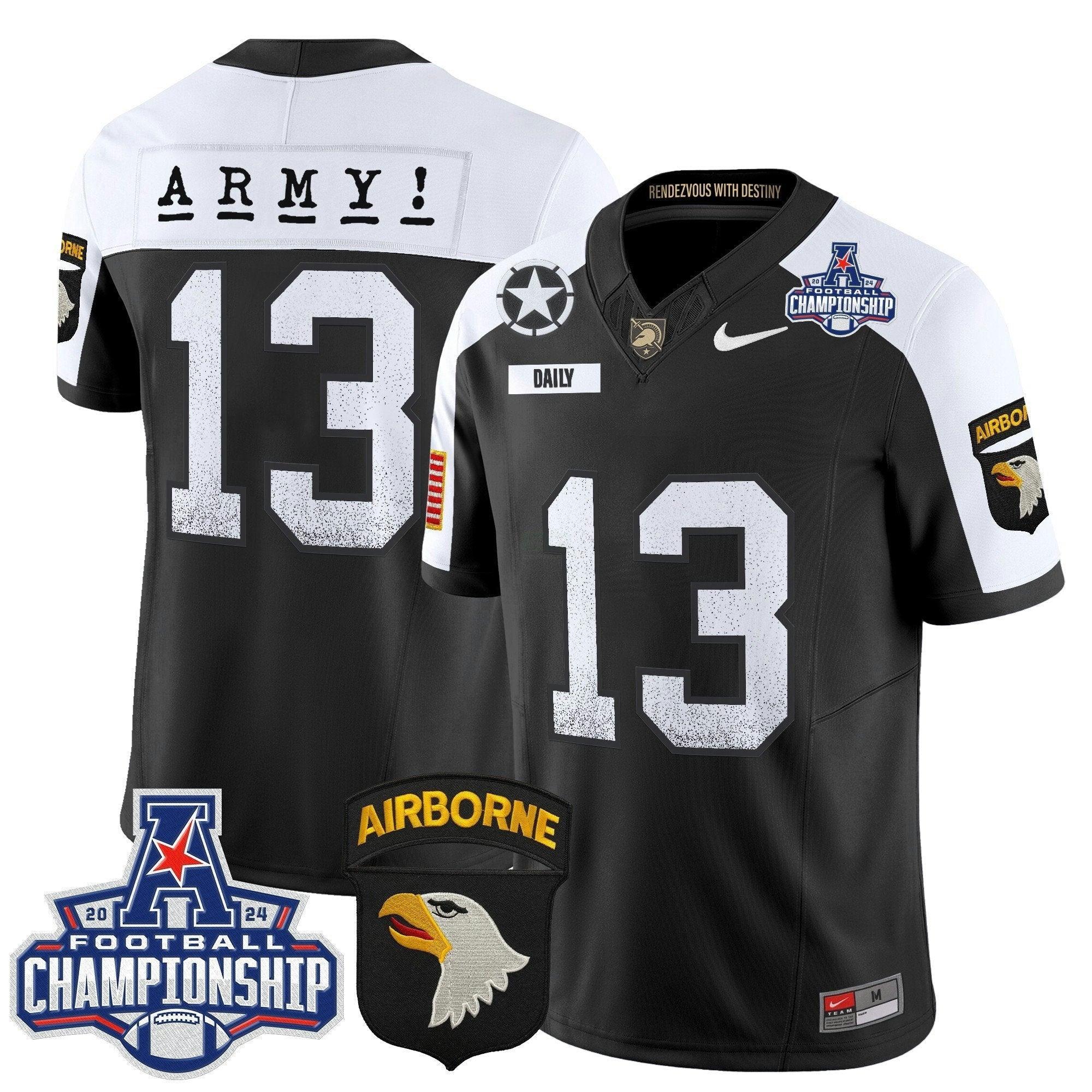 Camisa NCAA 2024 American Athletic Conference Championship Patch Vapor Limited Jersey