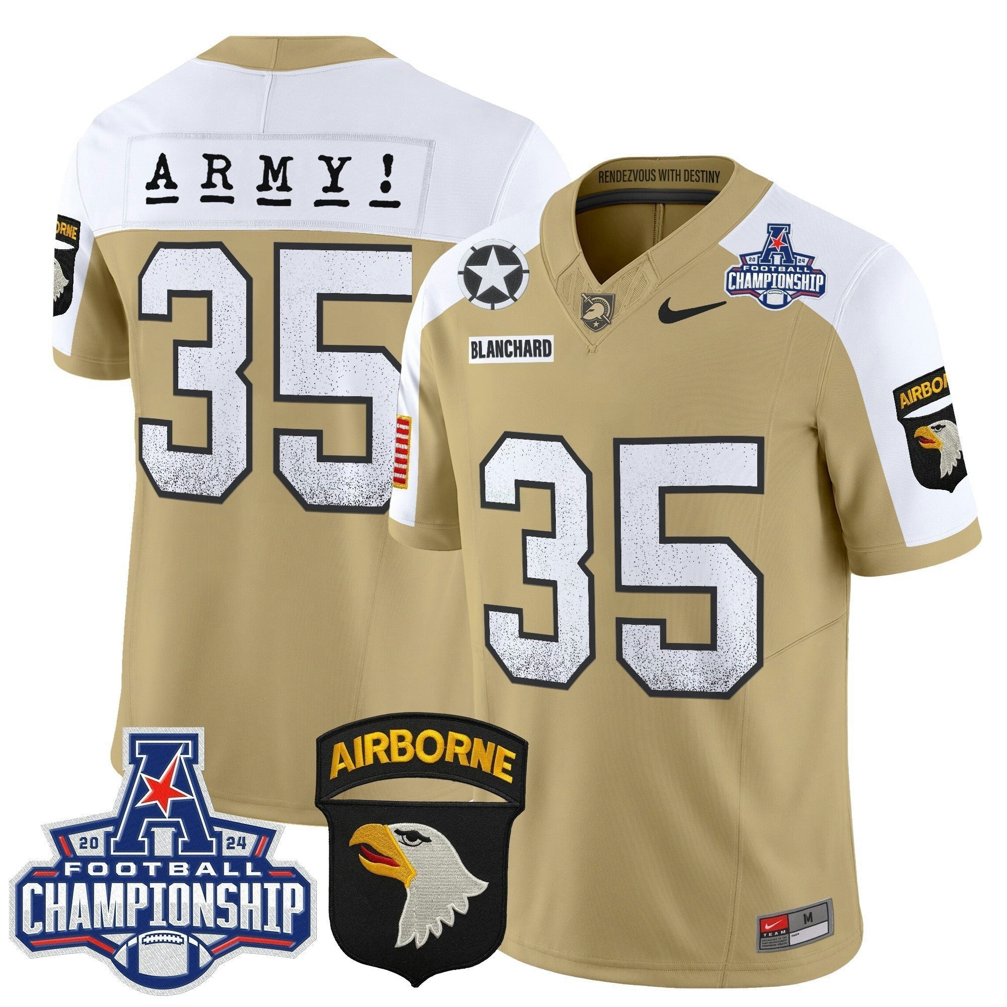 Camisa NCAA 2024 American Athletic Conference Championship Patch Vapor Limited Jersey