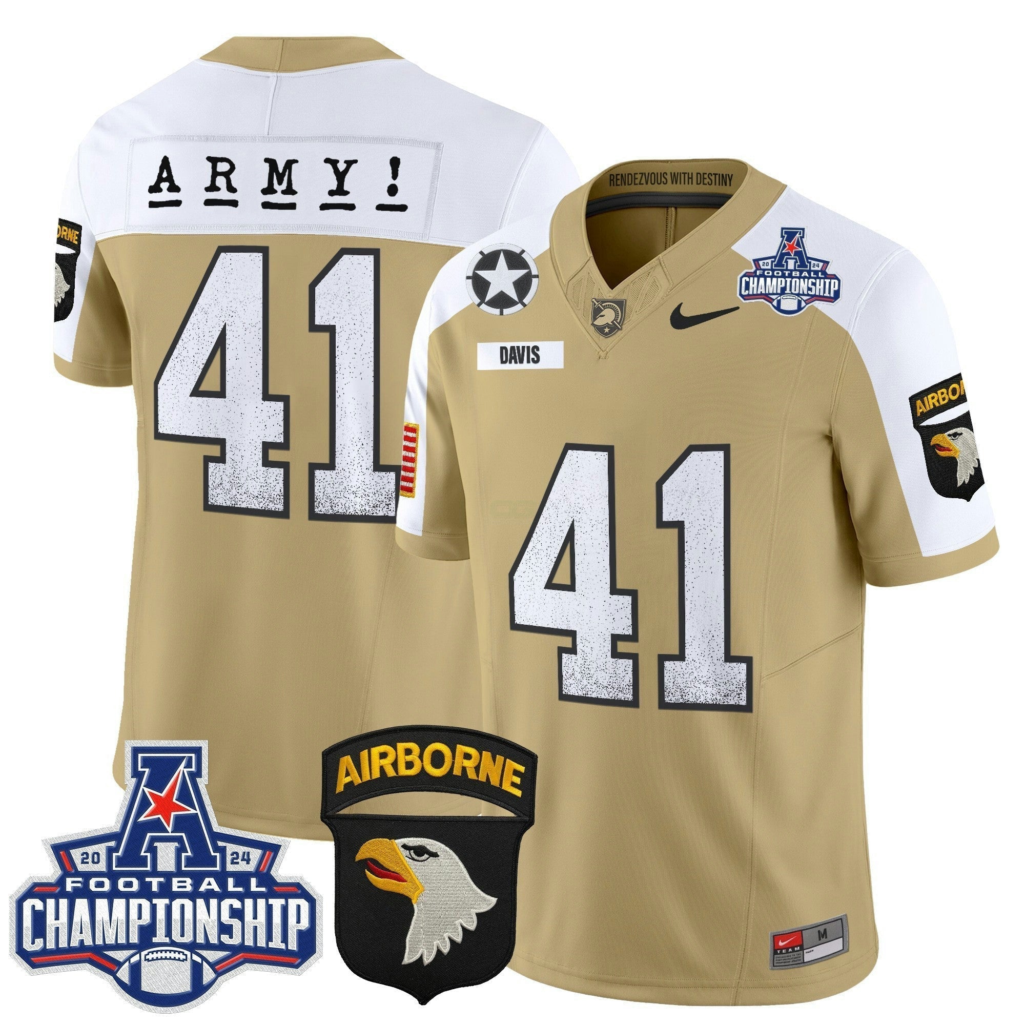 Camisa NCAA 2024 American Athletic Conference Championship Patch Vapor Limited Jersey