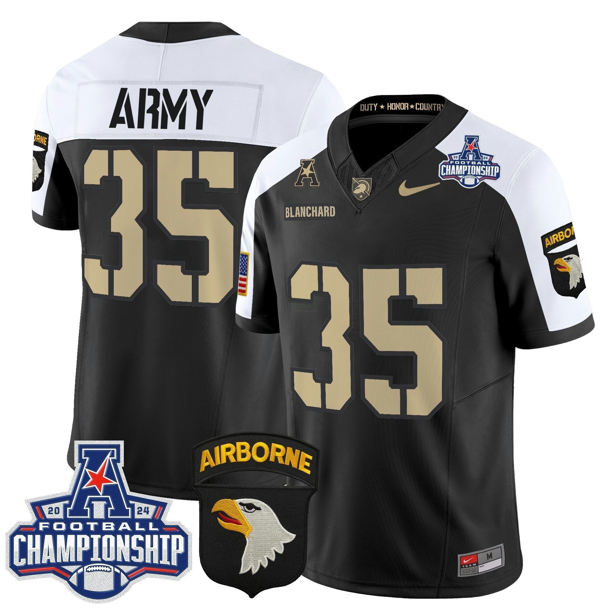 Camisa NCAA 2024 American Athletic Conference Championship Patch Vapor Limited Jersey V2