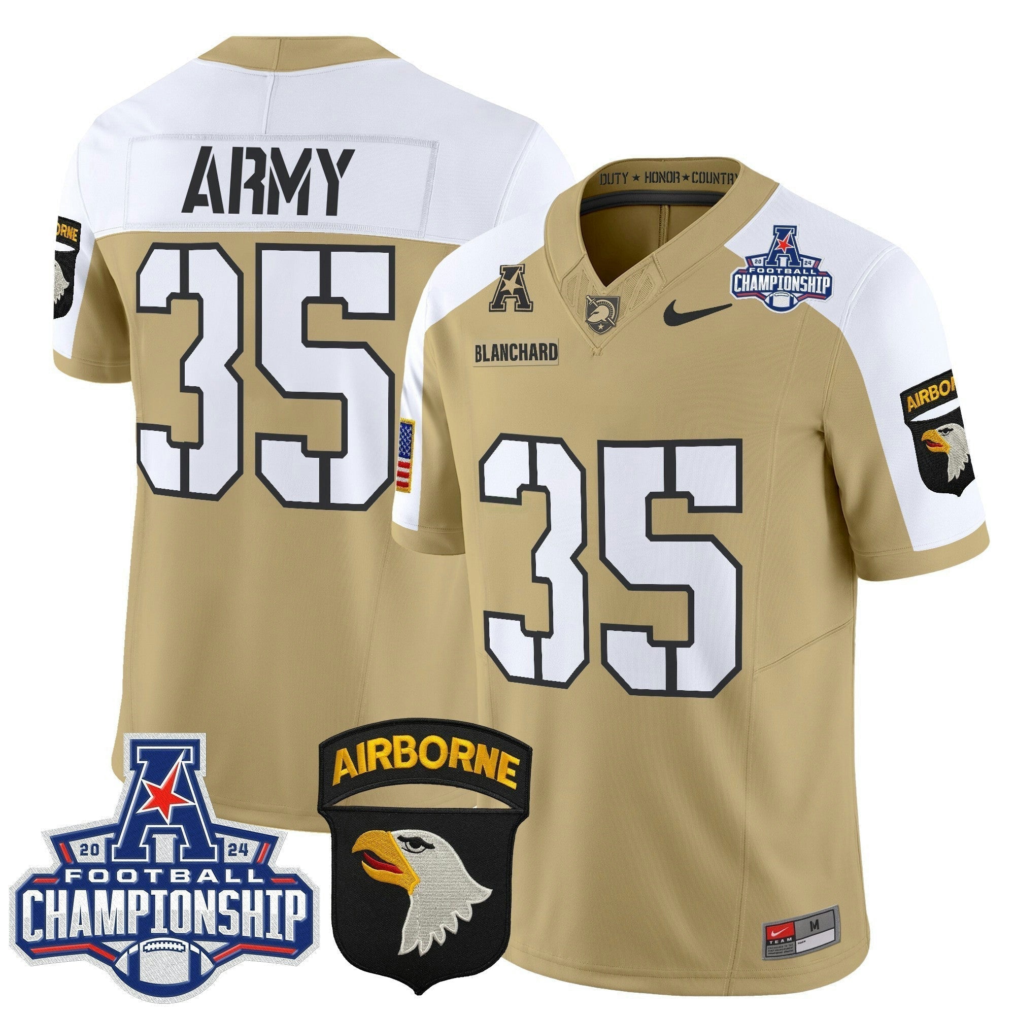 Camisa NCAA 2024 American Athletic Conference Championship Patch Vapor Limited Jersey V2