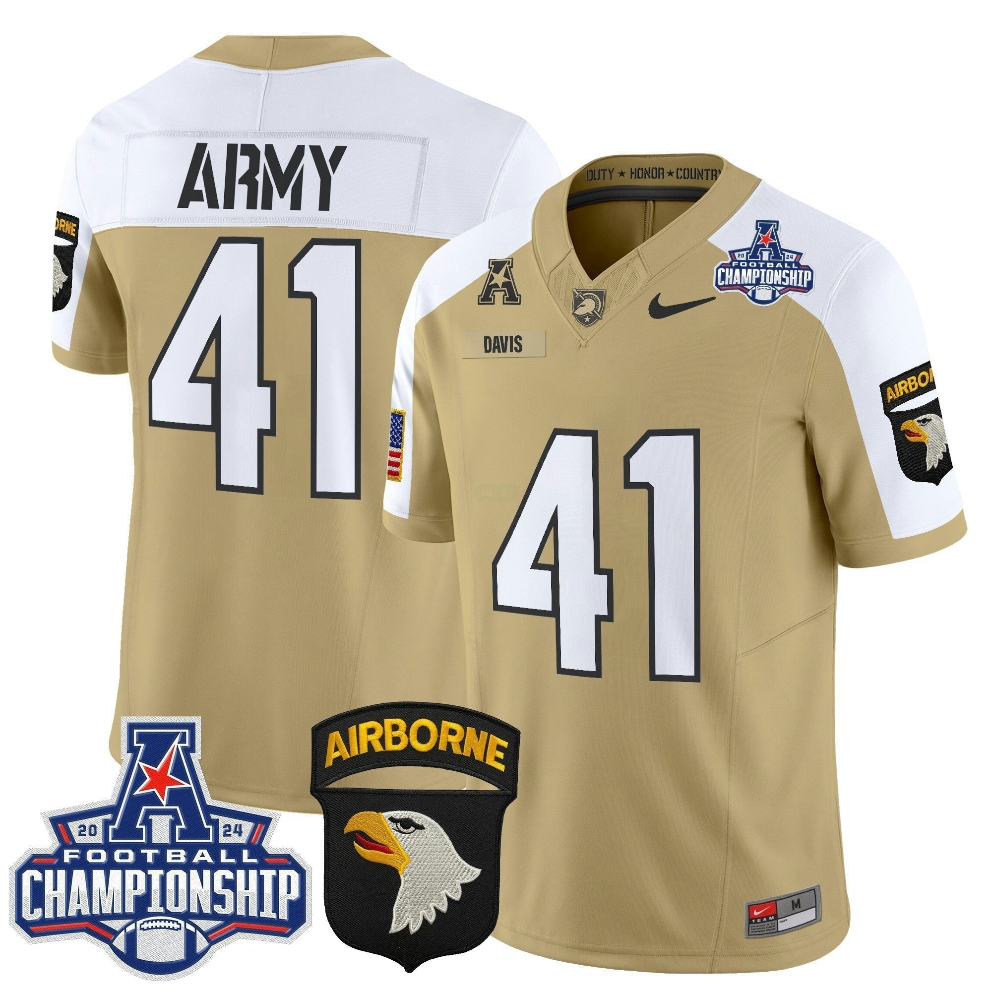 Camisa NCAA 2024 American Athletic Conference Championship Patch Vapor Limited Jersey V2