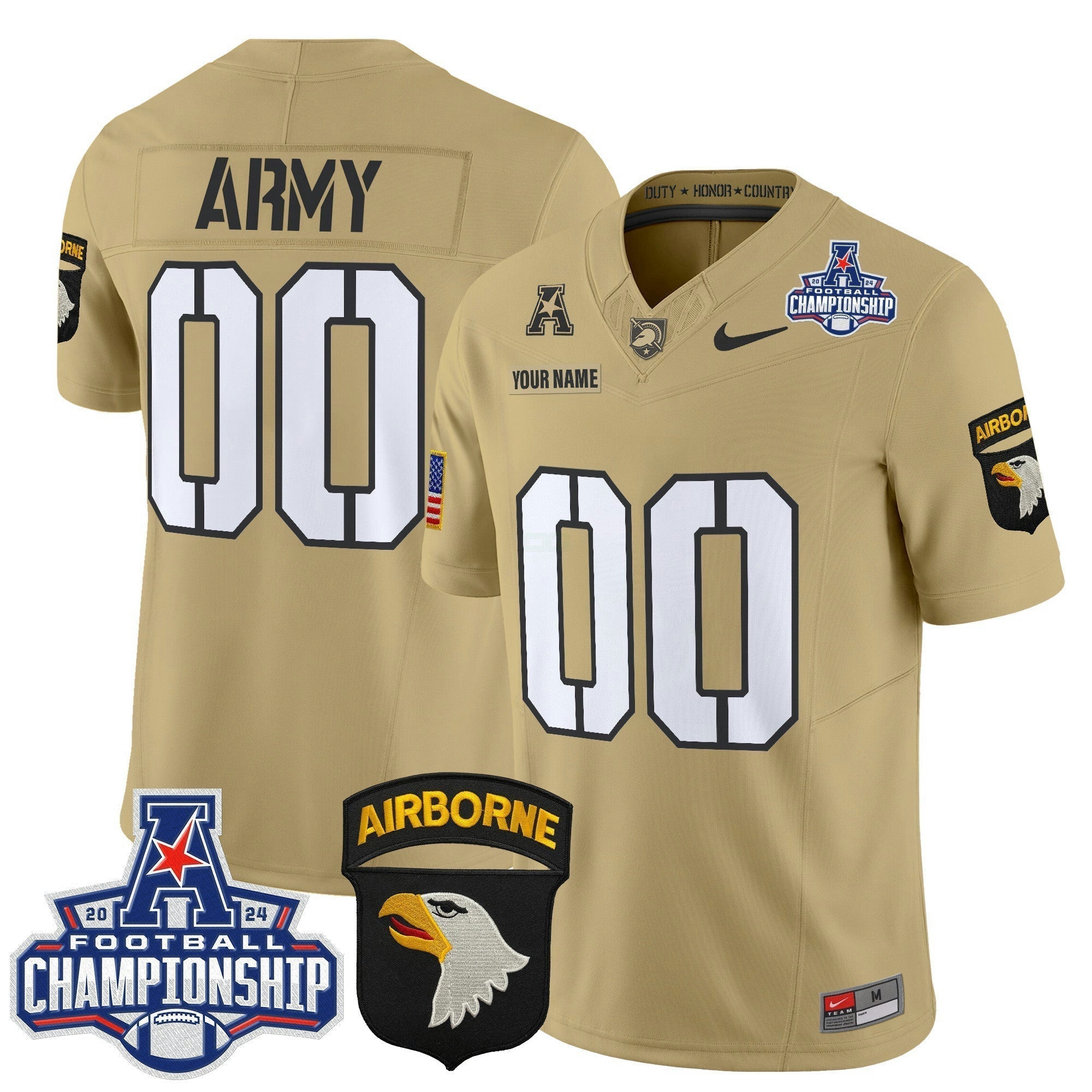 Camisa NCAA 2024 American Athletic Conference Championship Patch Vapor Limited Jersey V2