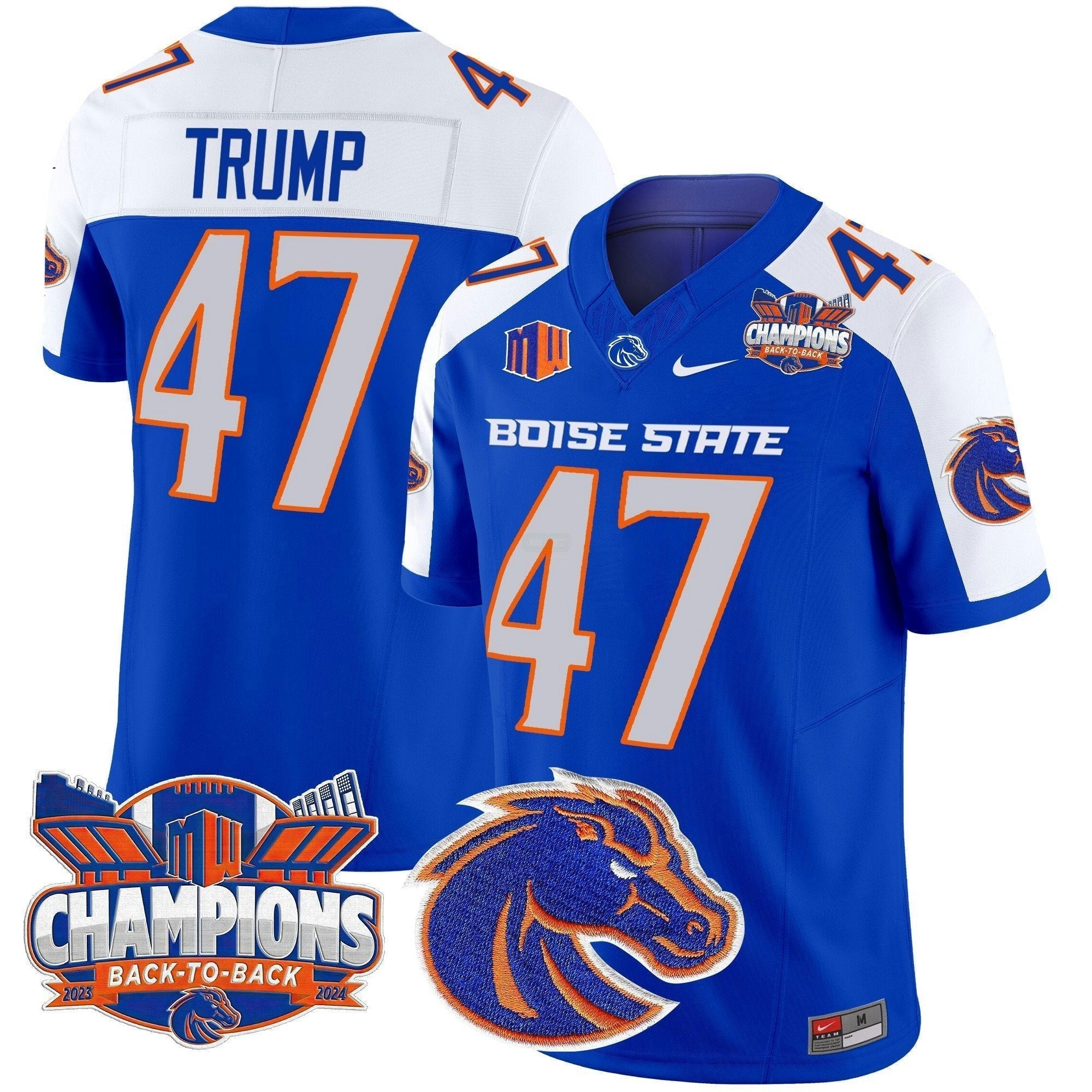 Camisa NCAA 2024 Back To Back Champions Vapor Limited Jersey