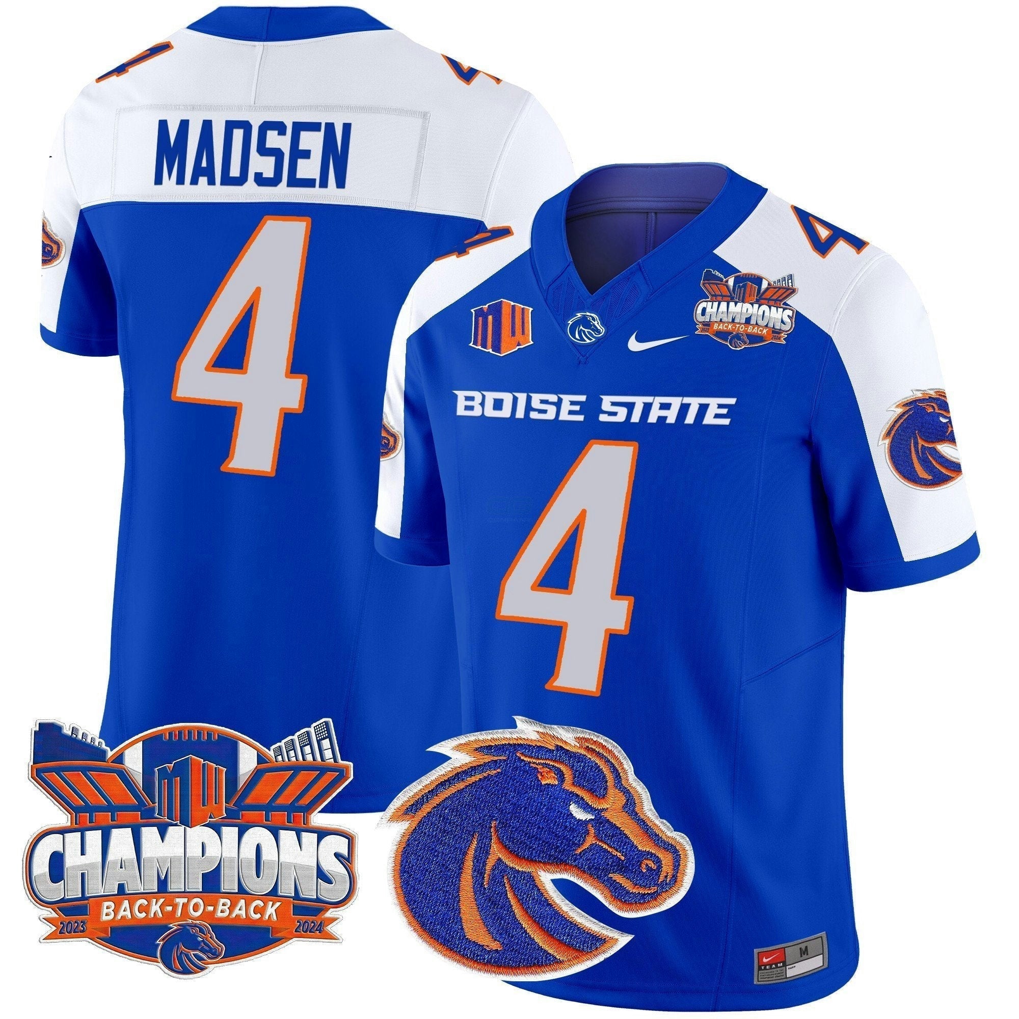 Camisa NCAA 2024 Back To Back Champions Vapor Limited Jersey