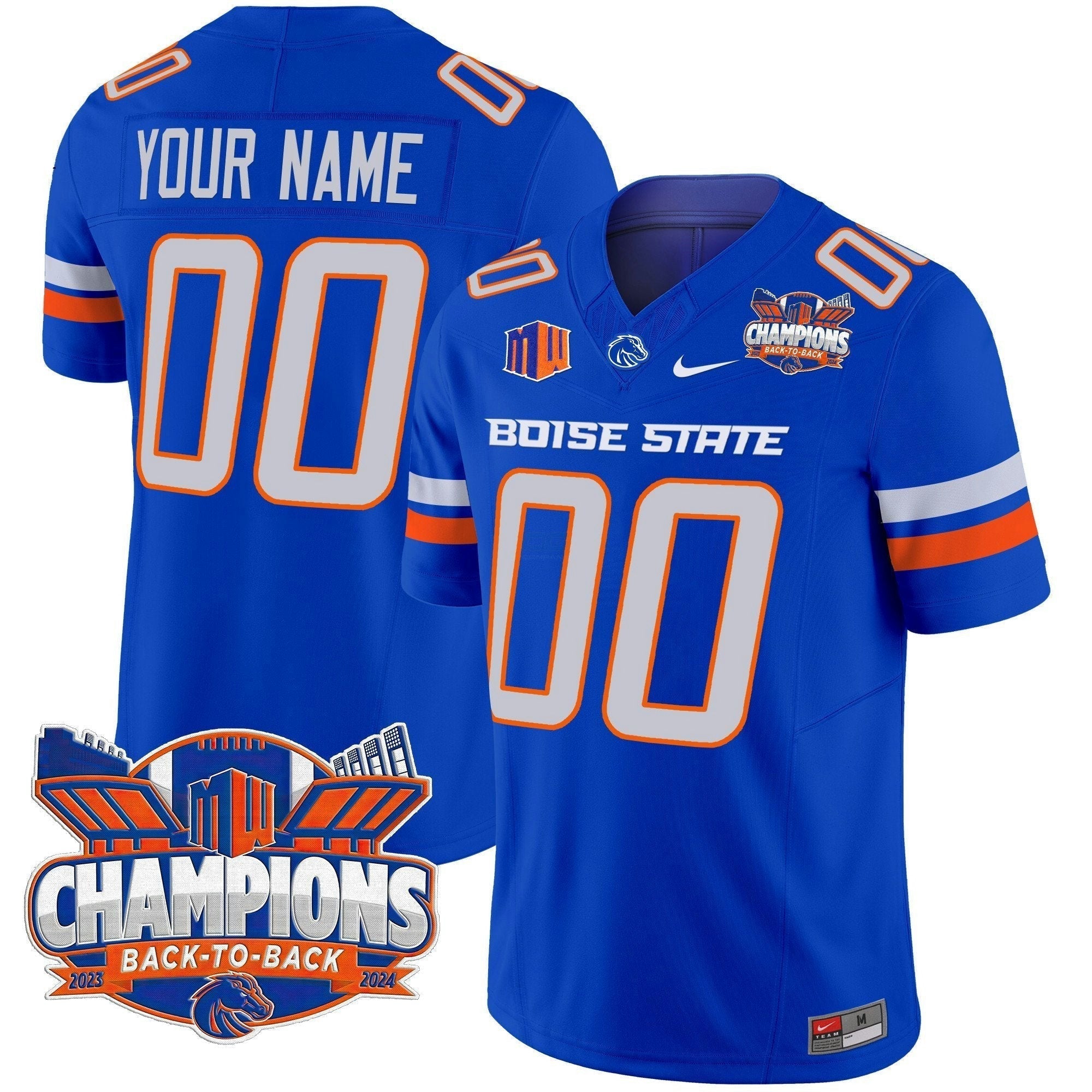 Camisa NCAA 2024 Back To Back Champions Vapor Limited Jersey