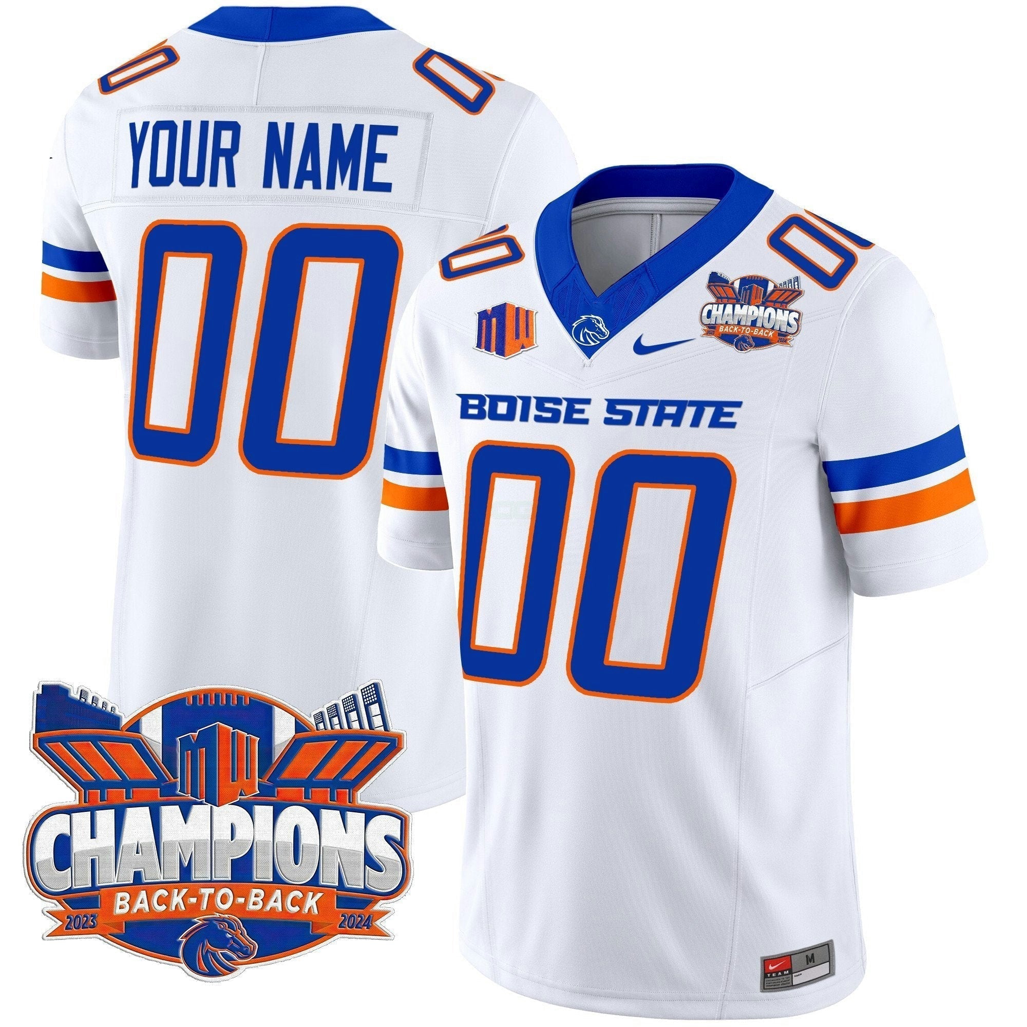 Camisa NCAA 2024 Back To Back Champions Vapor Limited Jersey
