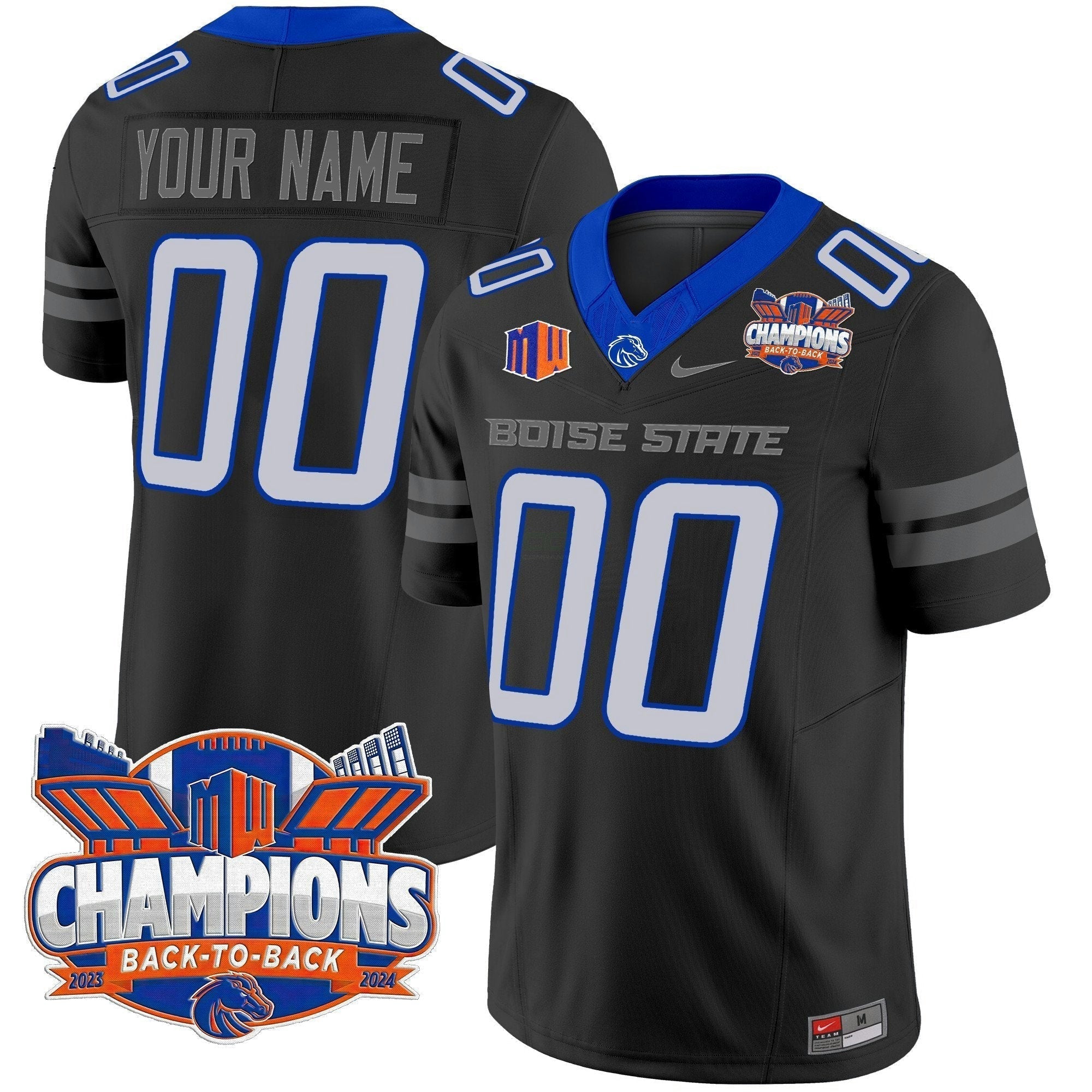 Camisa NCAA 2024 Back To Back Champions Vapor Limited Jersey