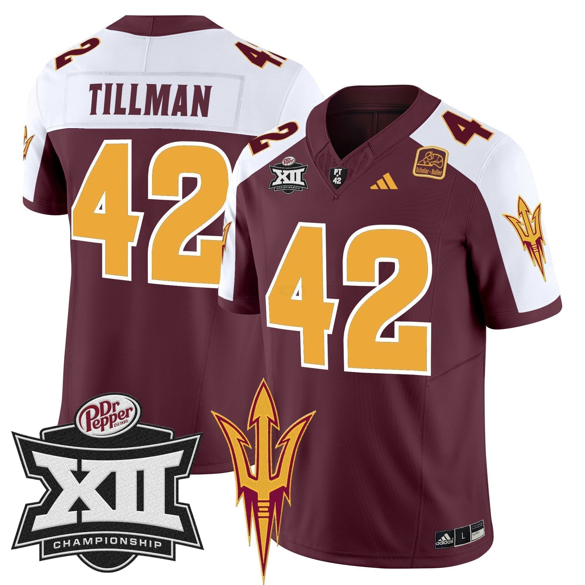 Camisa NCAA 2024 Big 12 Championship Patch Vapor Limited Jersey