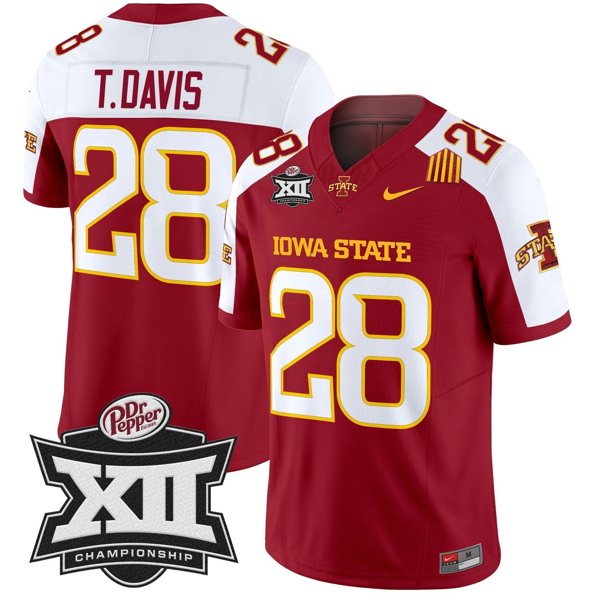 Camisa NCAA 2024 Big 12 Championship Patch Vapor Limited Jersey