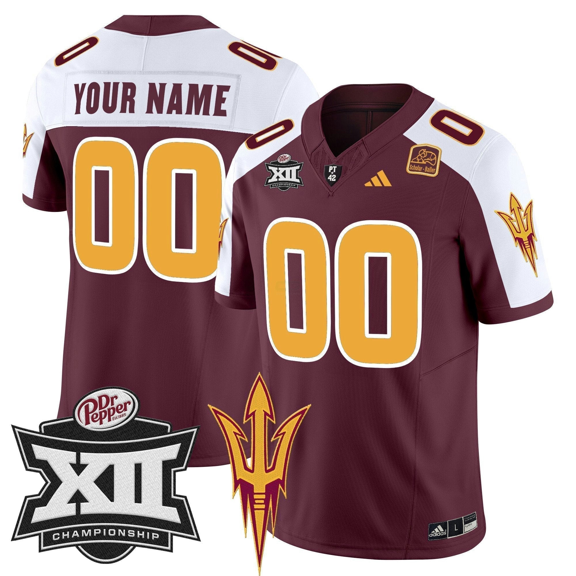 Camisa NCAA 2024 Big 12 Championship Patch Vapor Limited Jersey