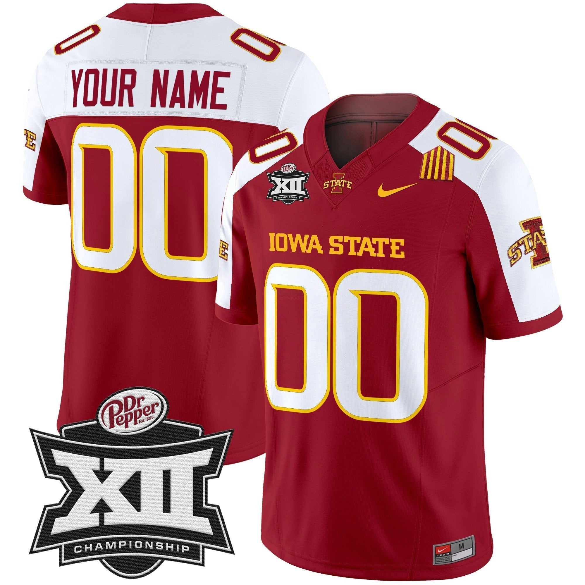 Camisa NCAA 2024 Big 12 Championship Patch Vapor Limited Jersey