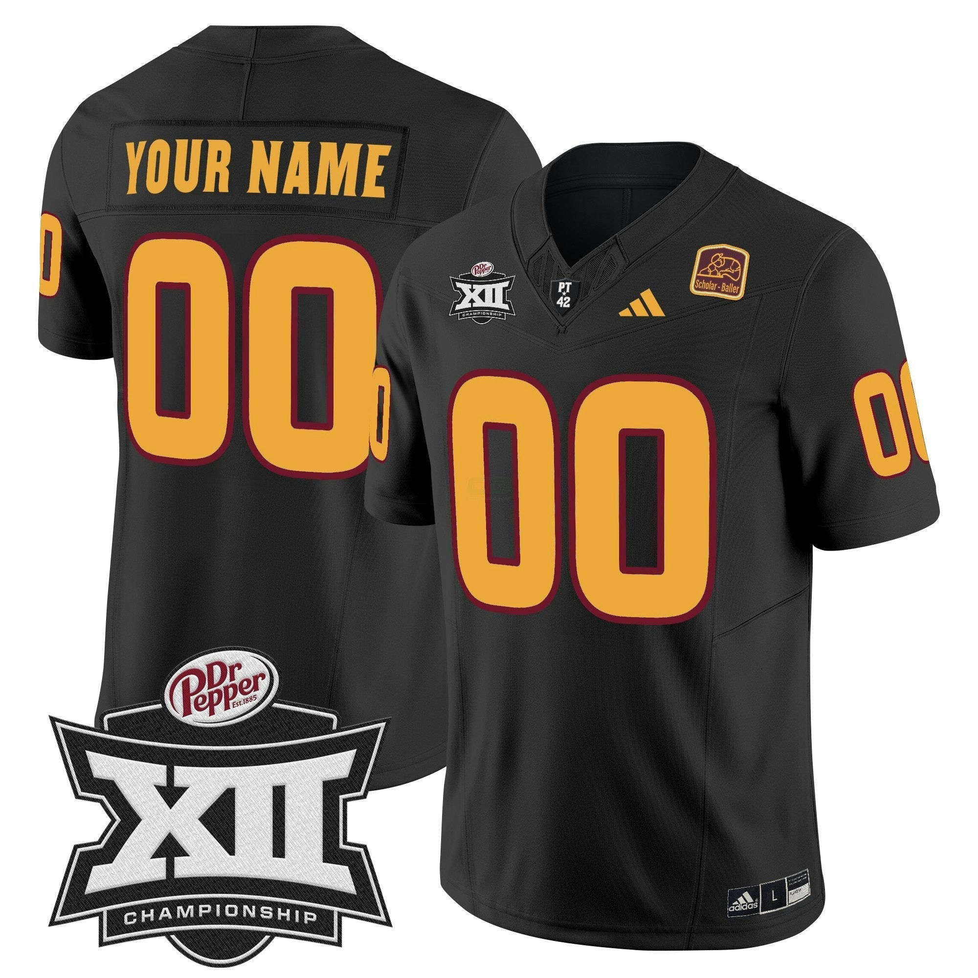 Camisa NCAA 2024 Big 12 Championship Patch Vapor Limited Jersey