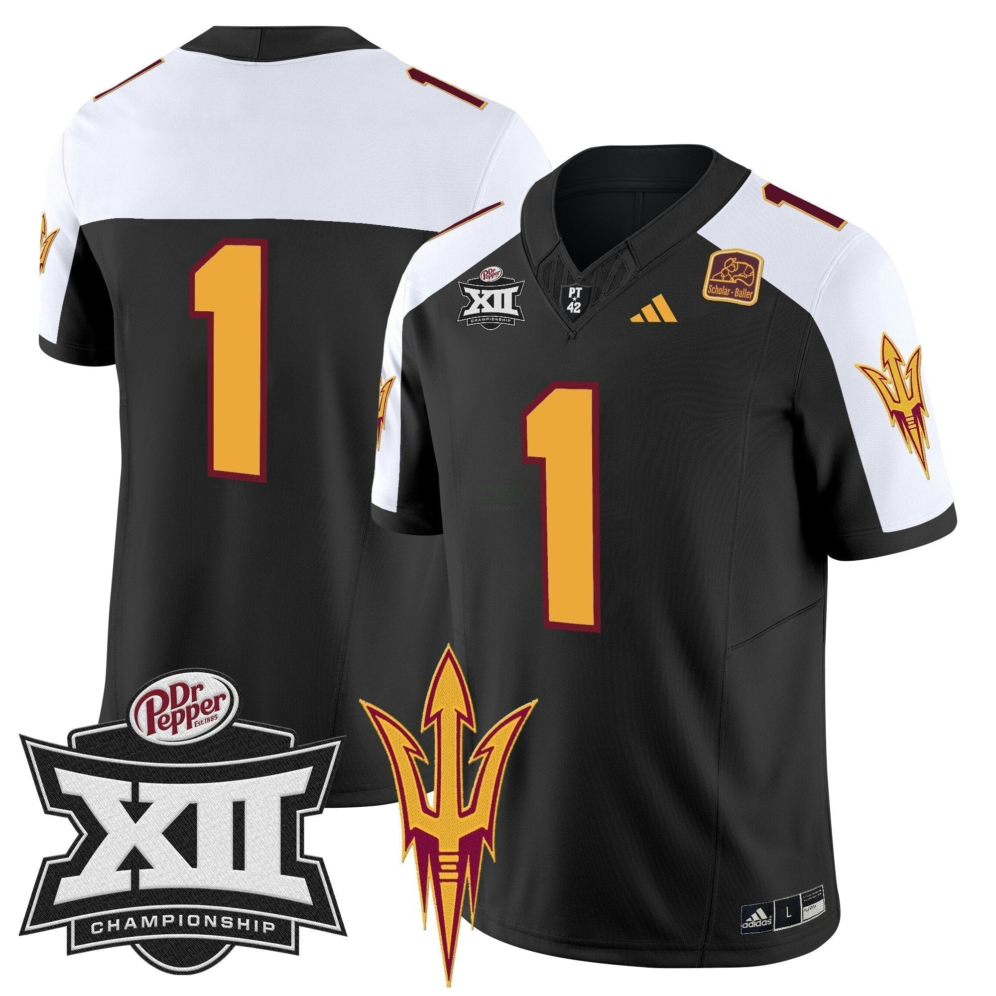 Camisa NCAA 2024 Big 12 Championship Patch Vapor Limited Jersey