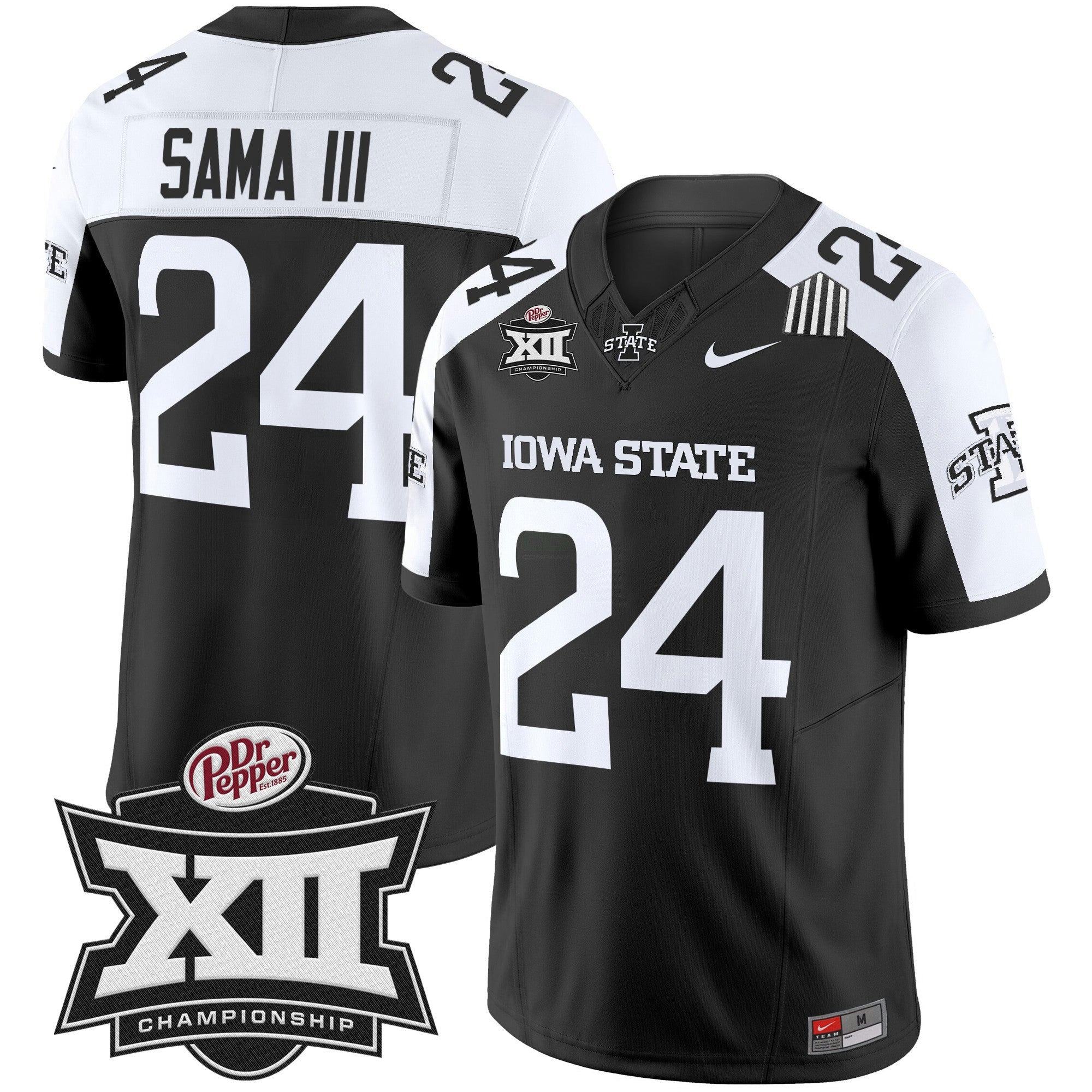 Camisa NCAA 2024 Big 12 Championship Patch Vapor Limited Jersey