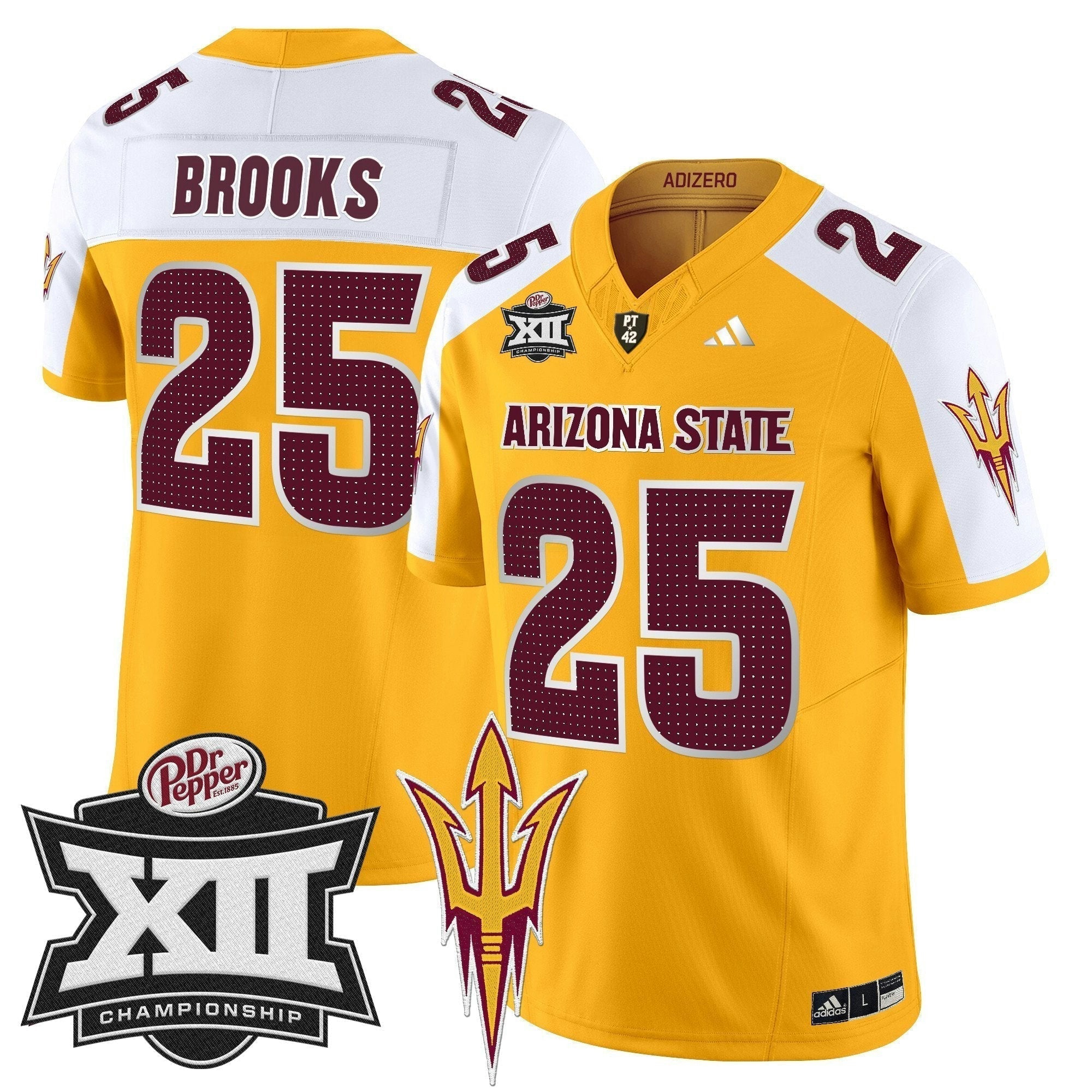 Camisa NCAA 2024 Big 12 Championship Patch Vapor Limited Jersey V2