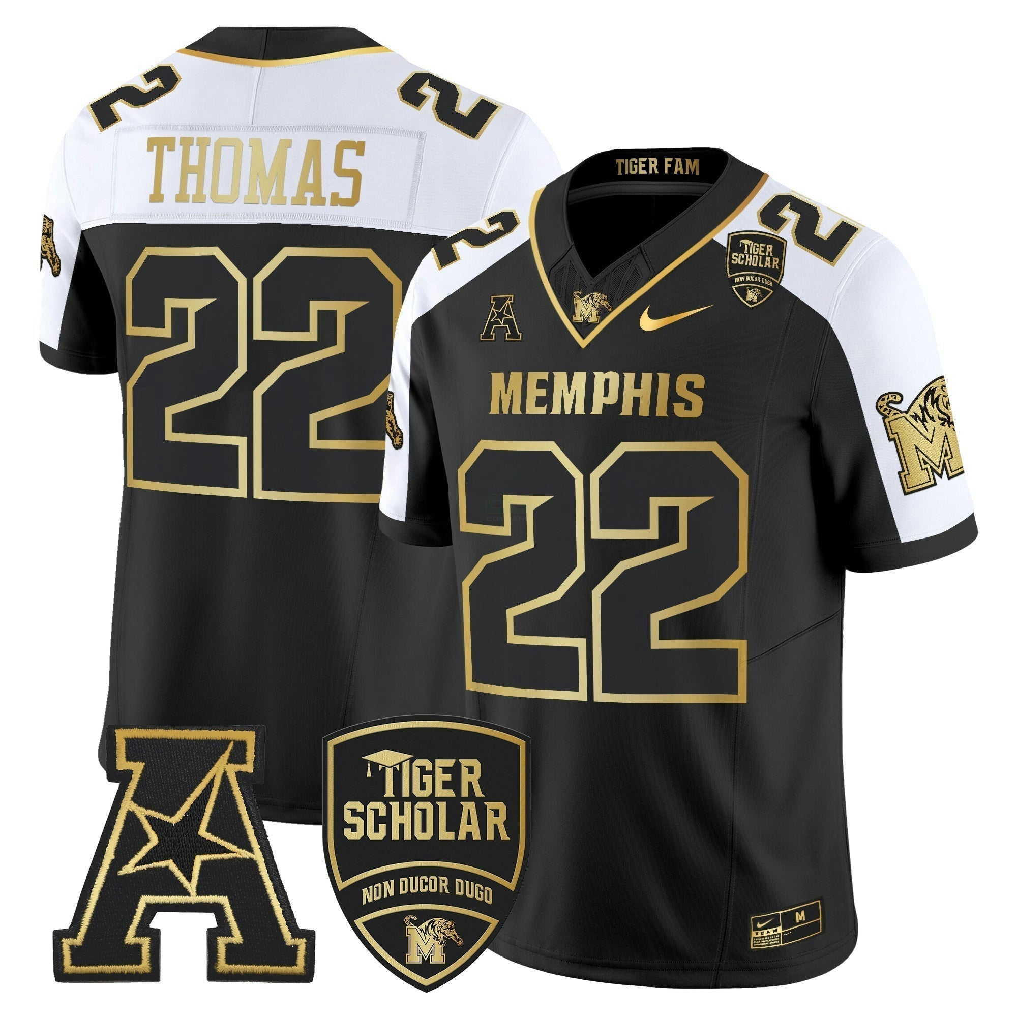 Camisa NCAA 2024 Dourada Vapor Limited Jersey