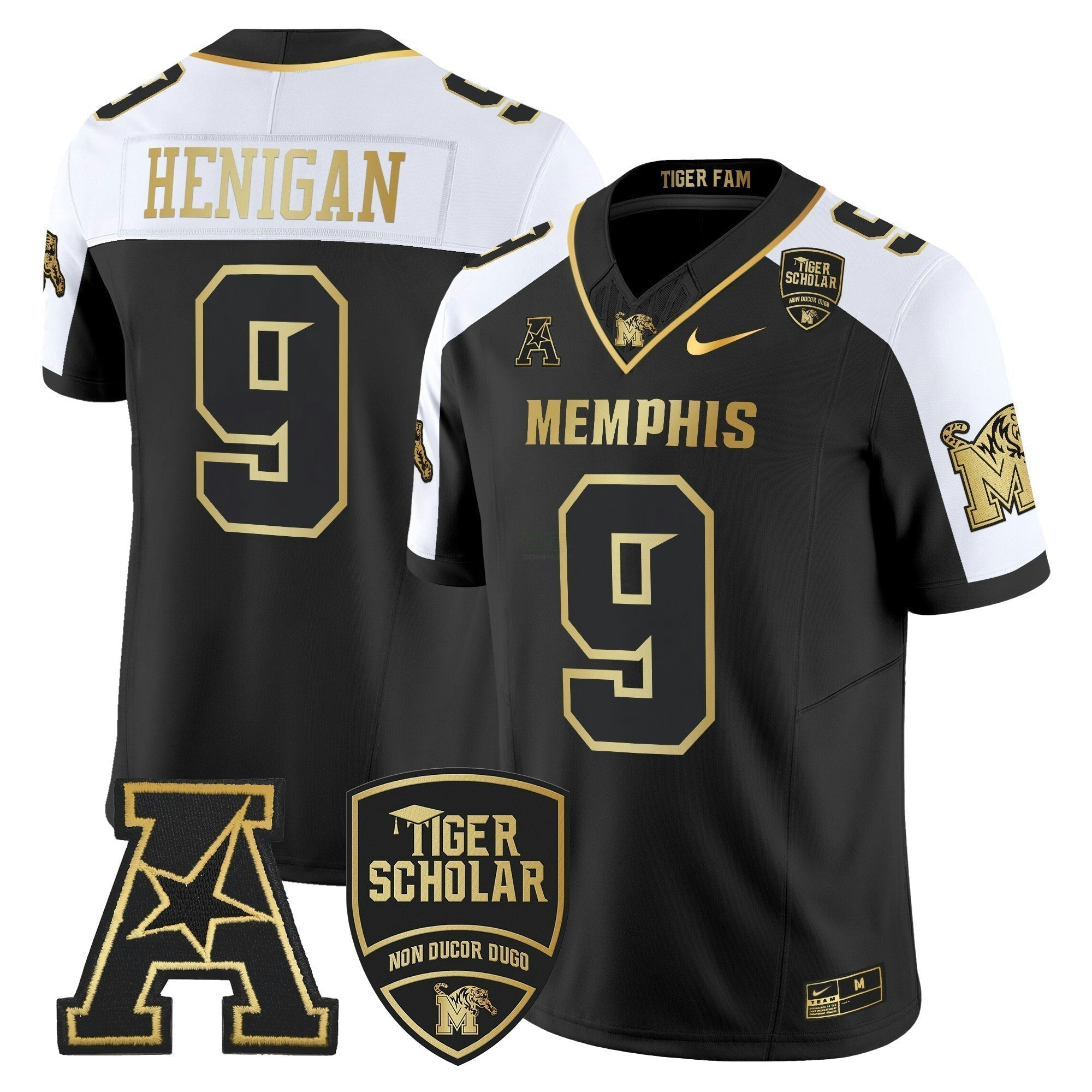 Camisa NCAA 2024 Dourada Vapor Limited Jersey