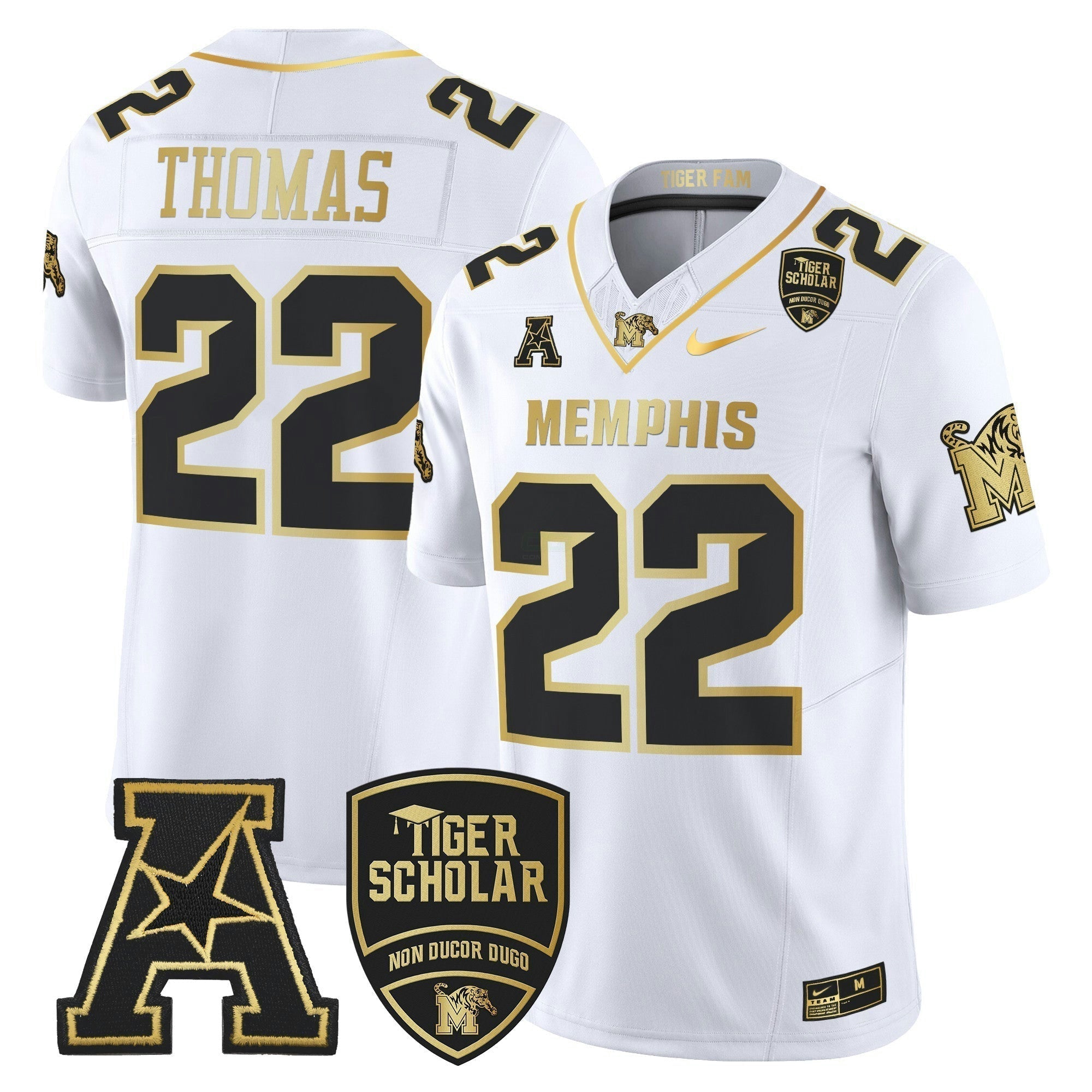 Camisa NCAA 2024 Dourada Vapor Limited Jersey