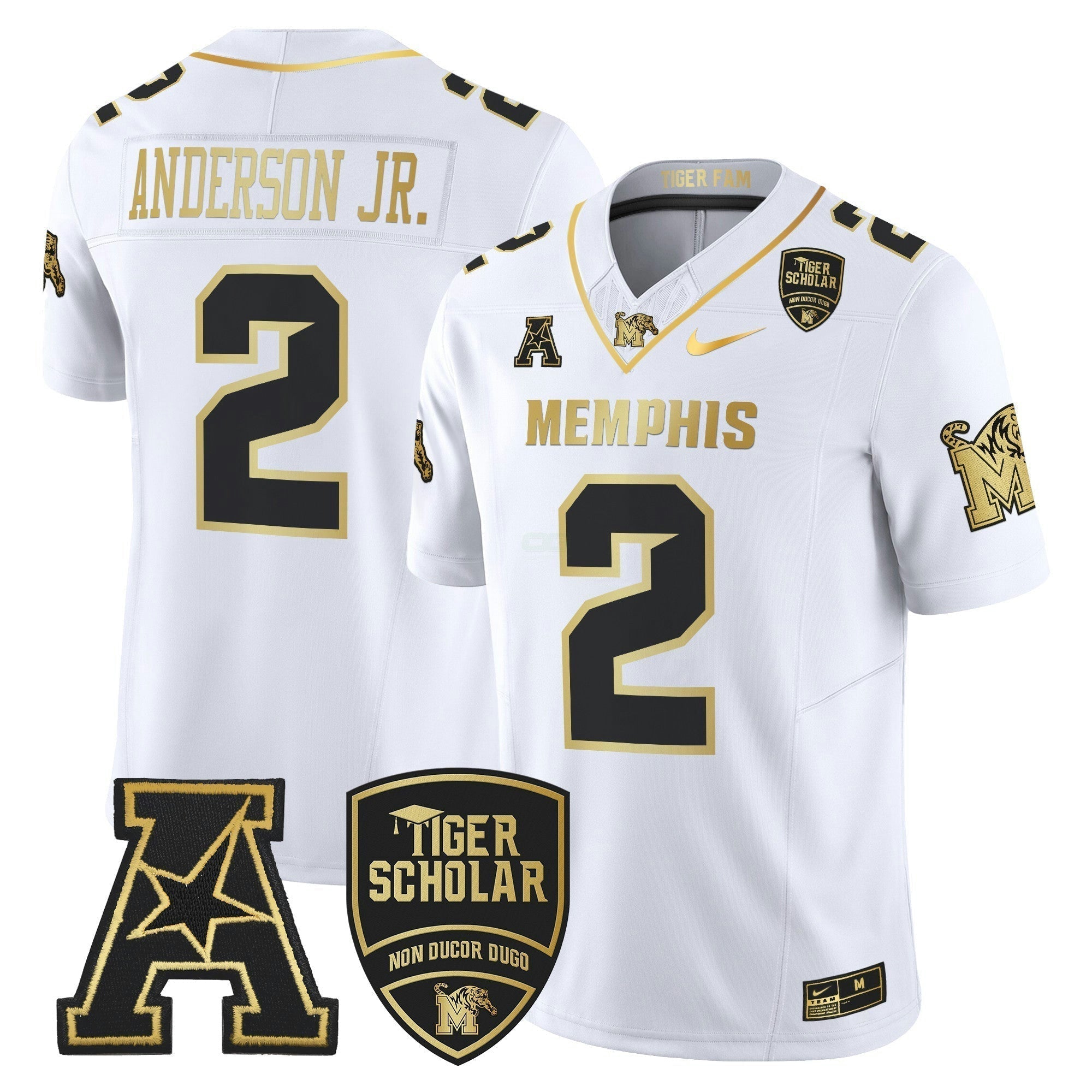 Camisa NCAA 2024 Dourada Vapor Limited Jersey