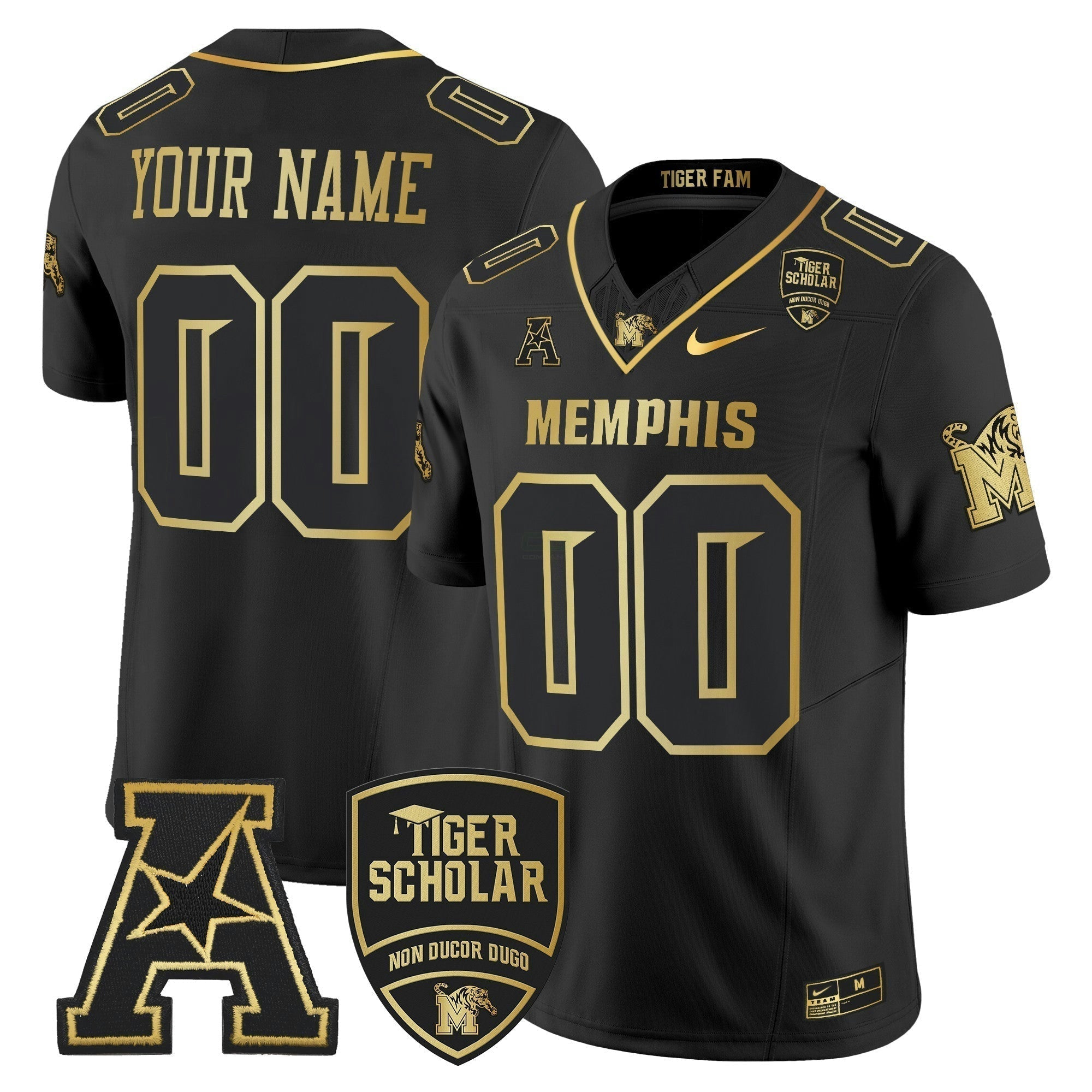 Camisa NCAA 2024 Dourada Vapor Limited Jersey