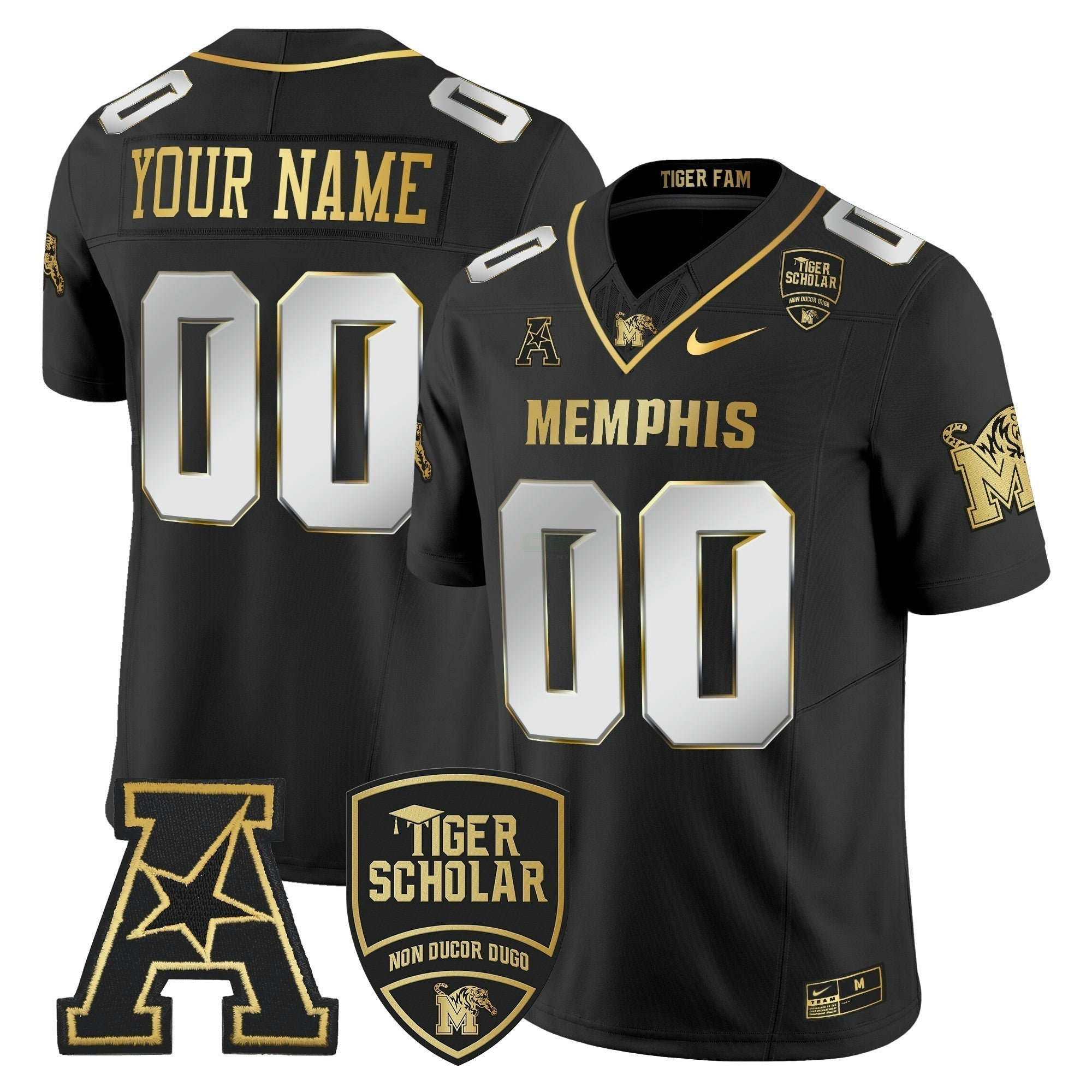 Camisa NCAA 2024 Dourada Vapor Limited Jersey