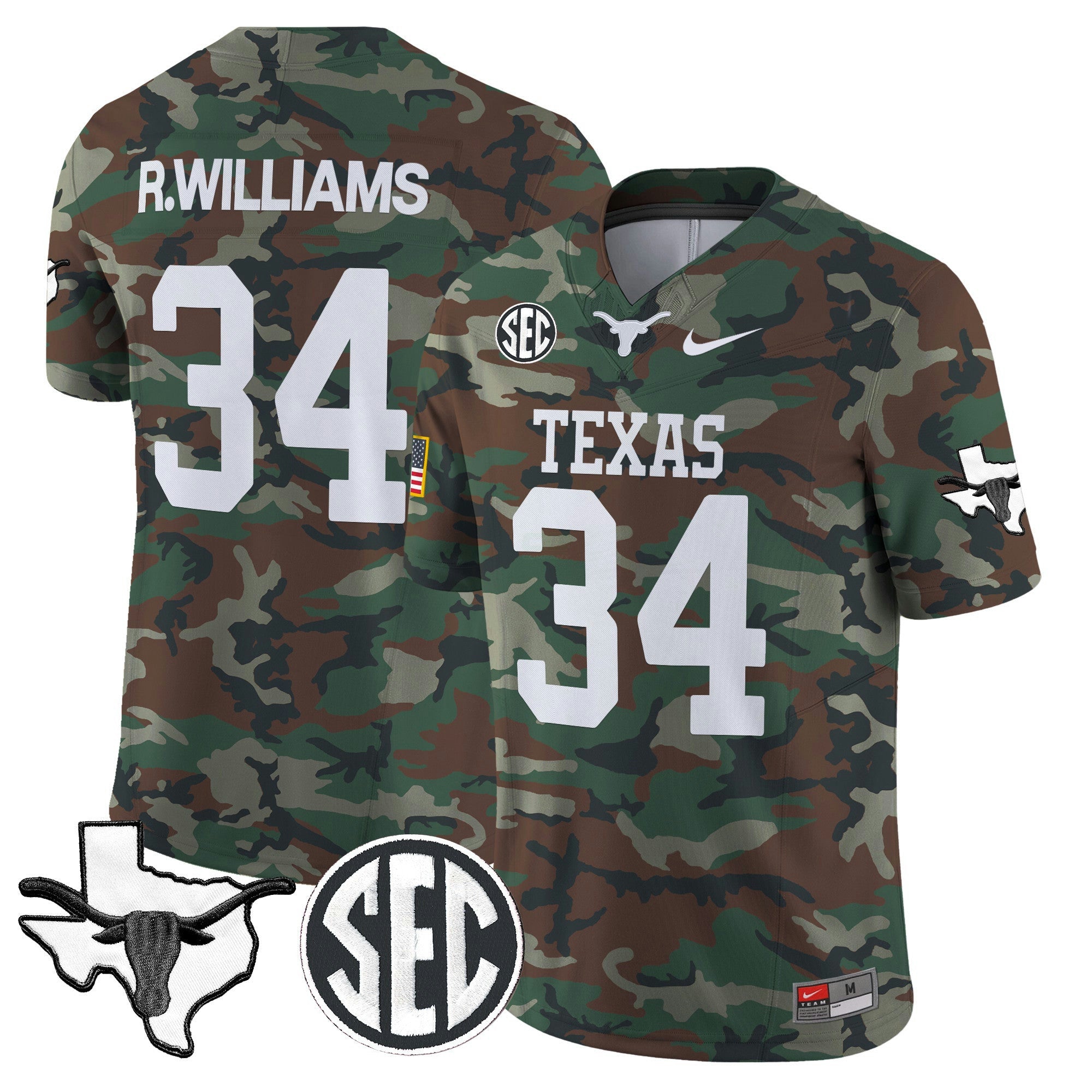 Camisa NCAA 2024 Military Vapor Limited Jersey V2