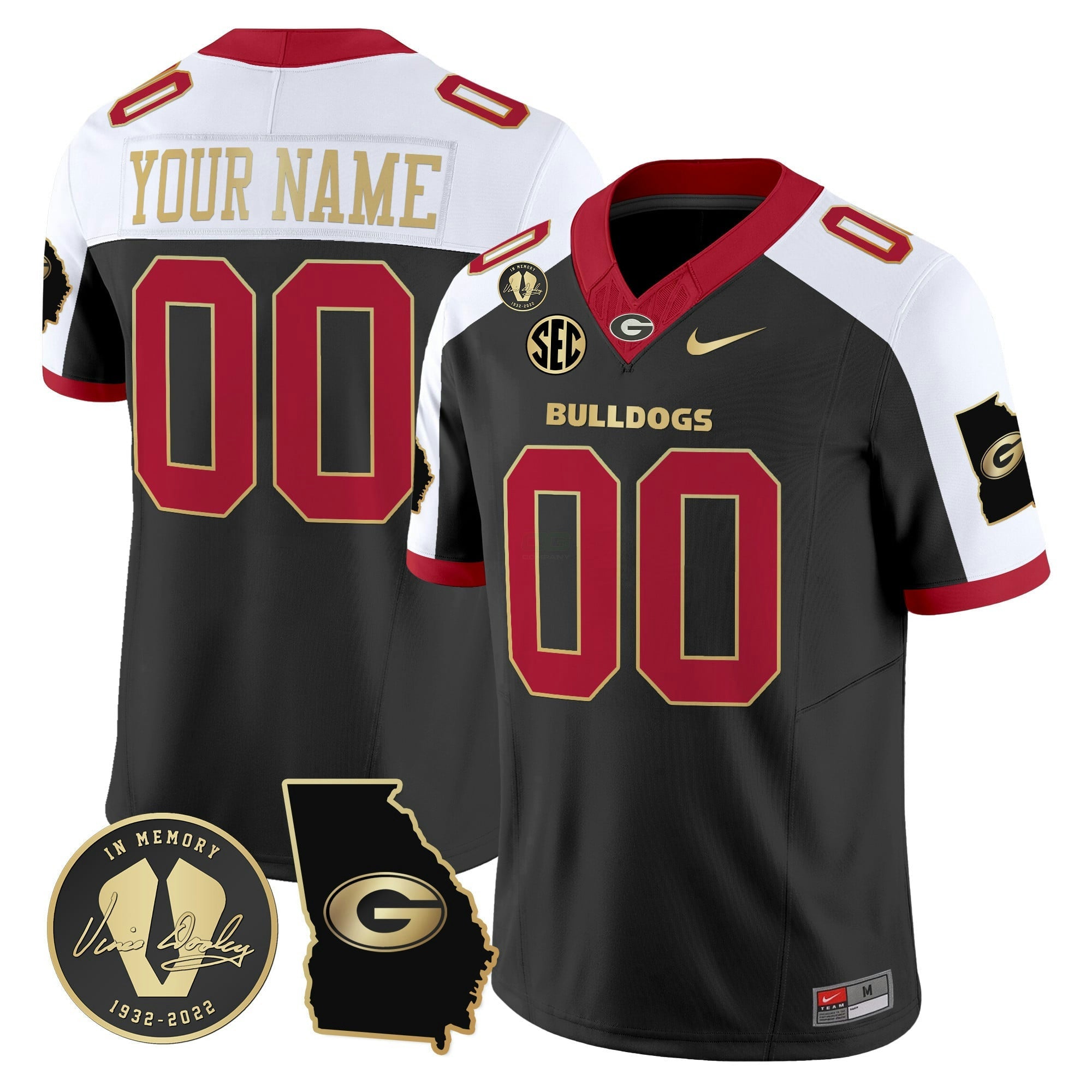 Camisa NCAA 2024 Vapor Limited Jersey V3 - Georgia Map