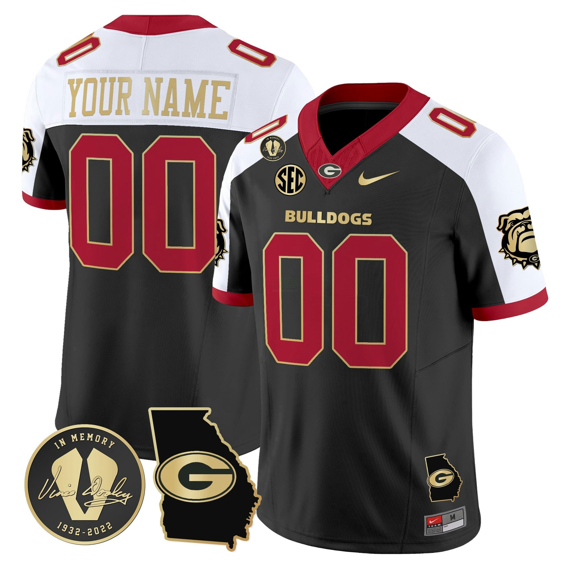 Camisa NCAA 2024 Vapor Limited Jersey V5- Georgia Map