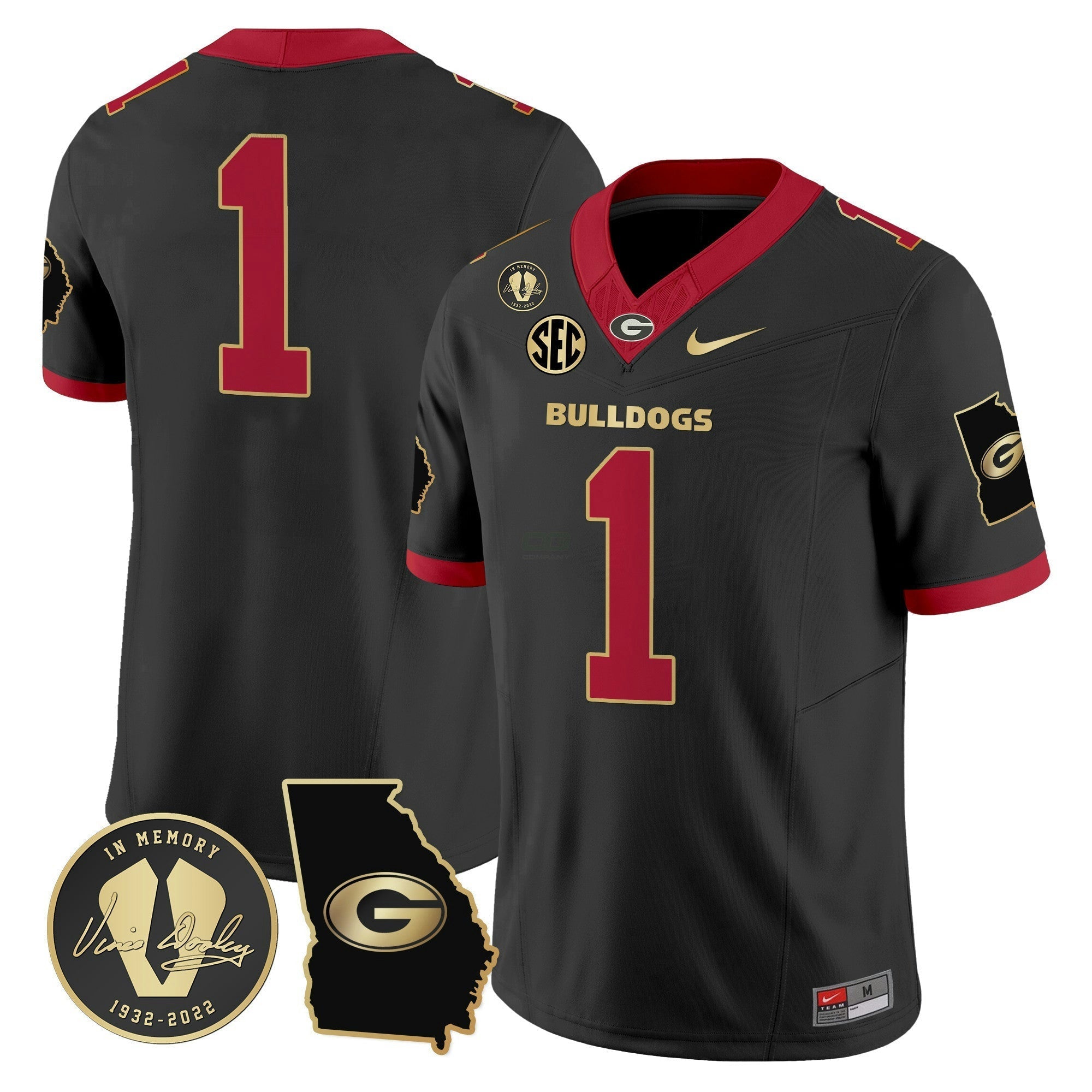 Camisa NCAA 2024 Vapor Limited Jersey V3 - Georgia Map