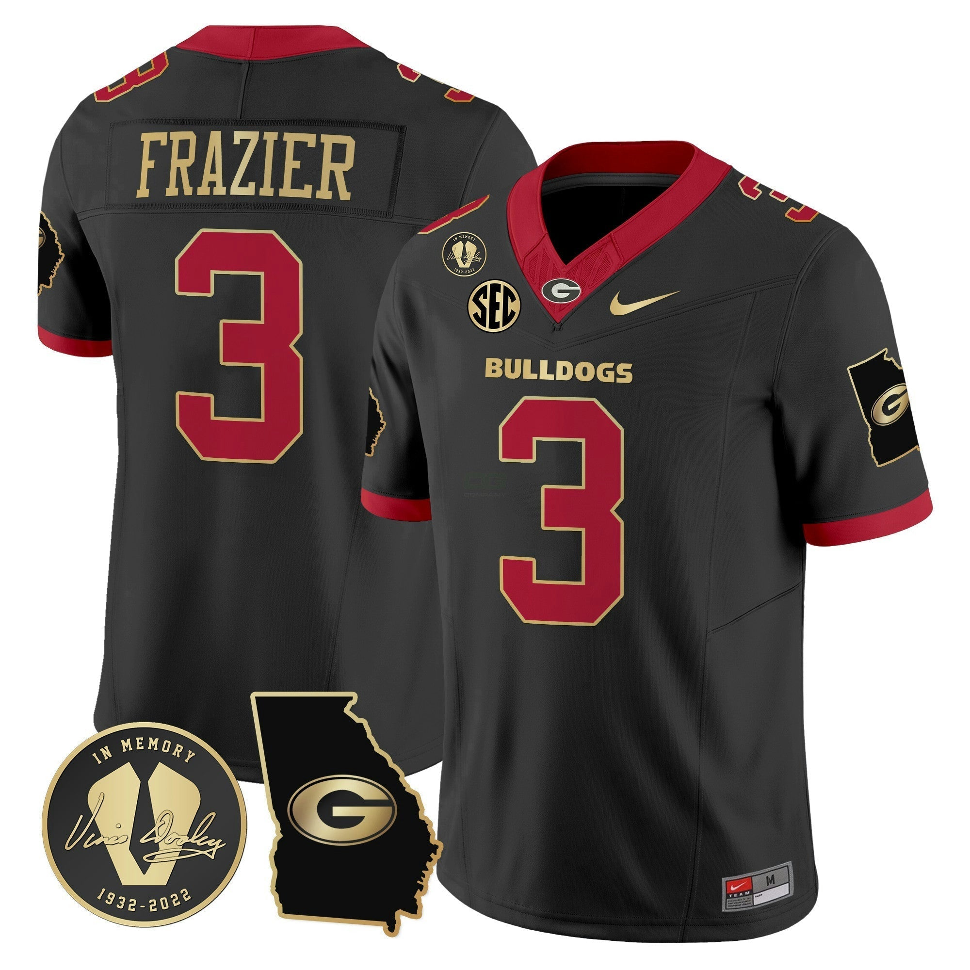 Camisa NCAA 2024 Vapor Limited Jersey V3 - Georgia Map