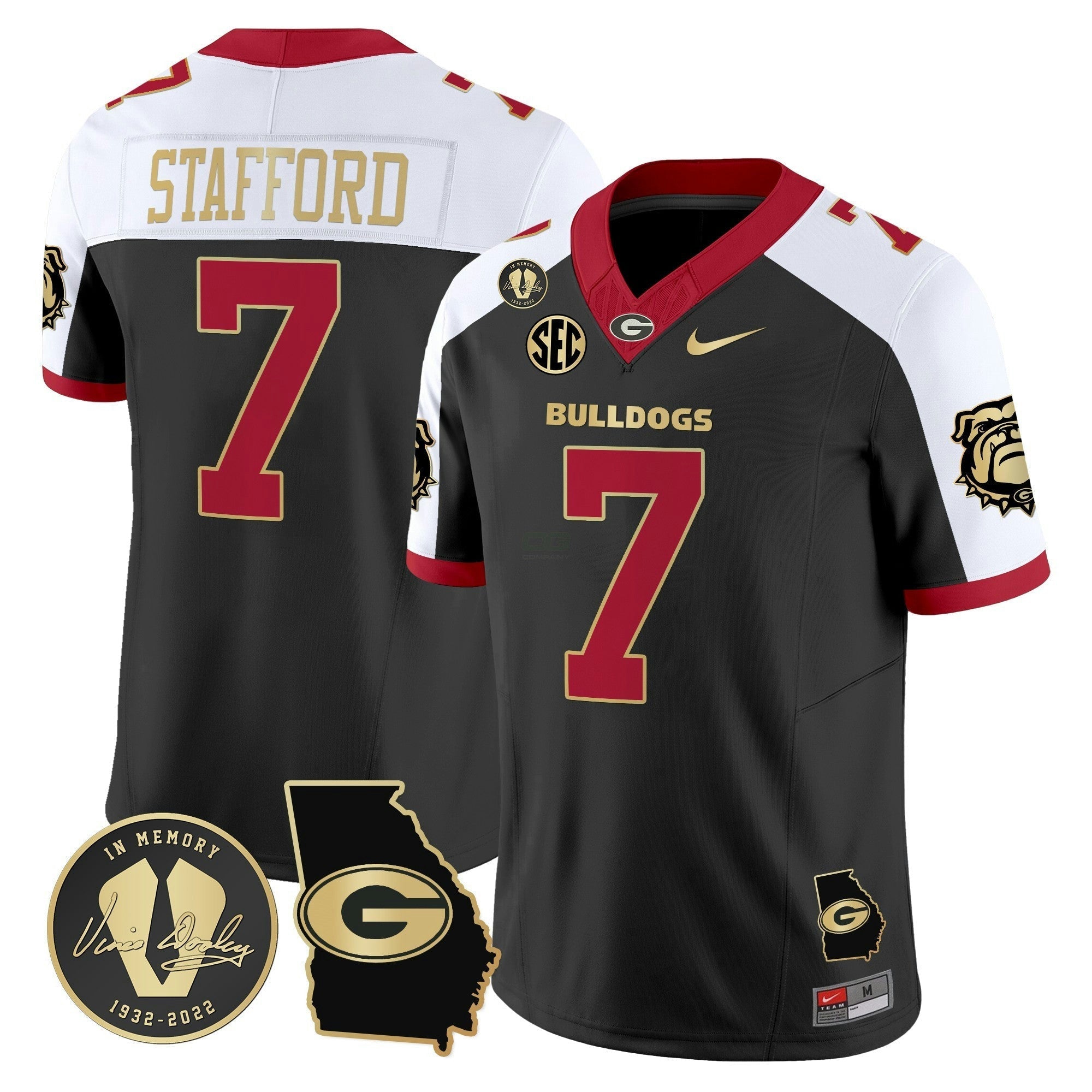 Camisa NCAA 2024 Vapor Limited Jersey V5 - Georgia Map