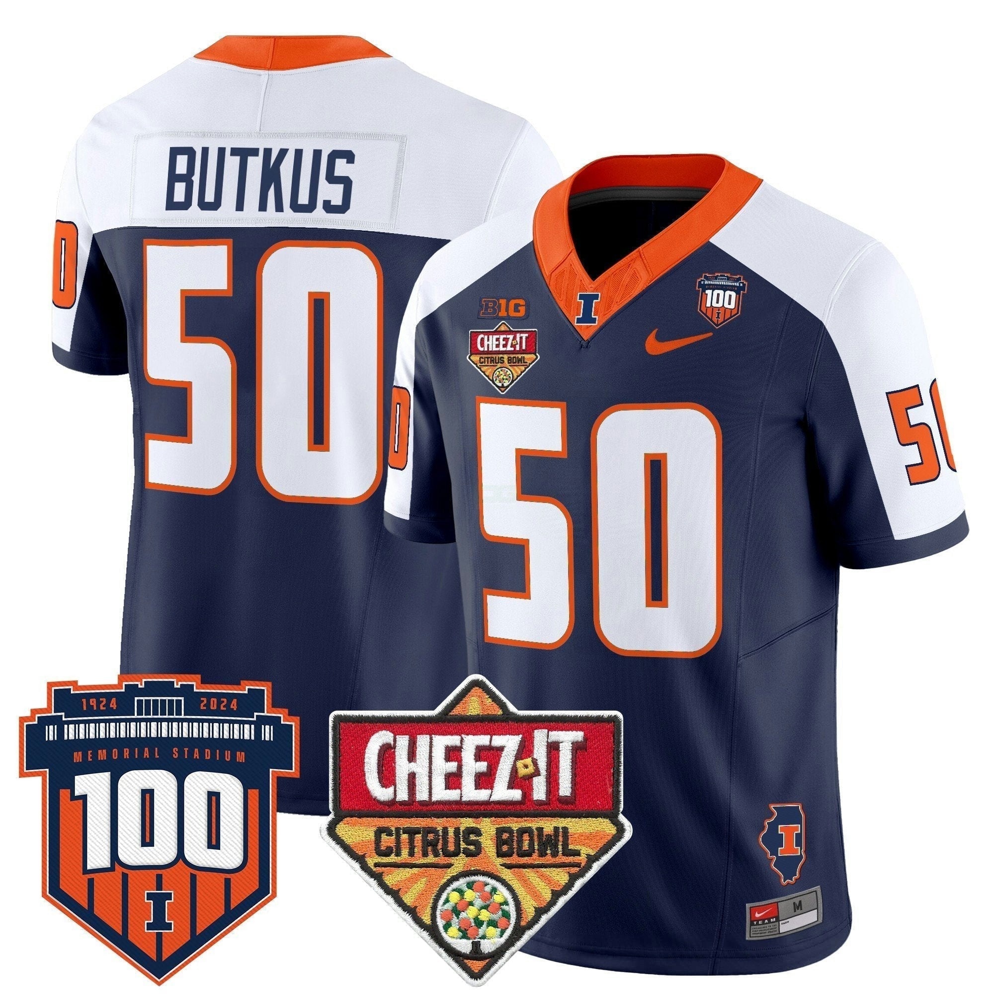 Camisa NCAA 2025 Cheez-It Citrus Bowl Patch Vapor Limited Jersey