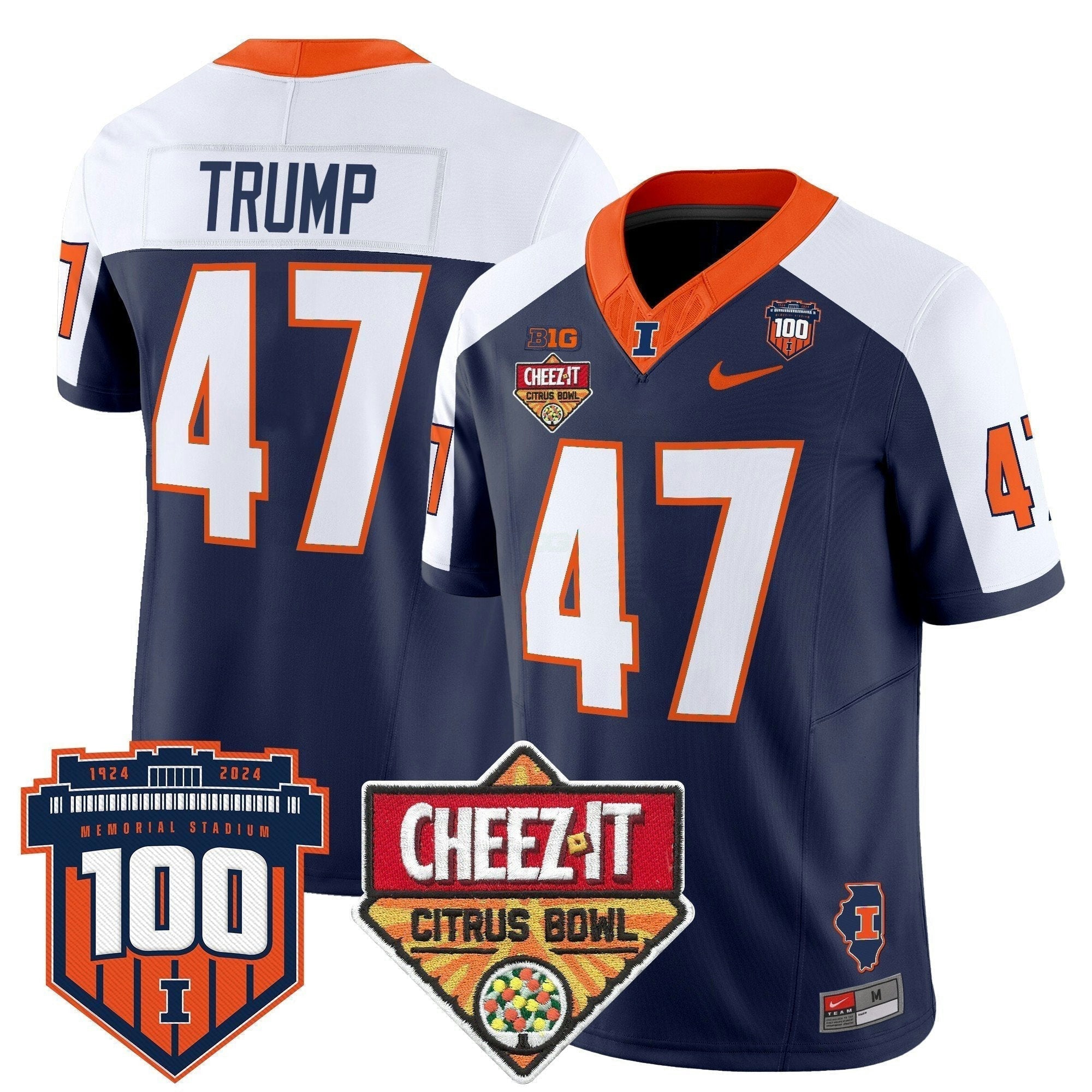 Camisa NCAA 2025 Cheez-It Citrus Bowl Patch Vapor Limited Jersey