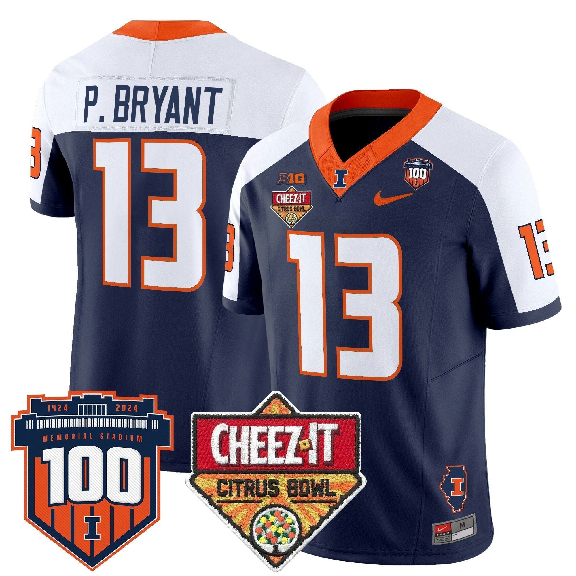 Camisa NCAA 2025 Cheez-It Citrus Bowl Patch Vapor Limited Jersey