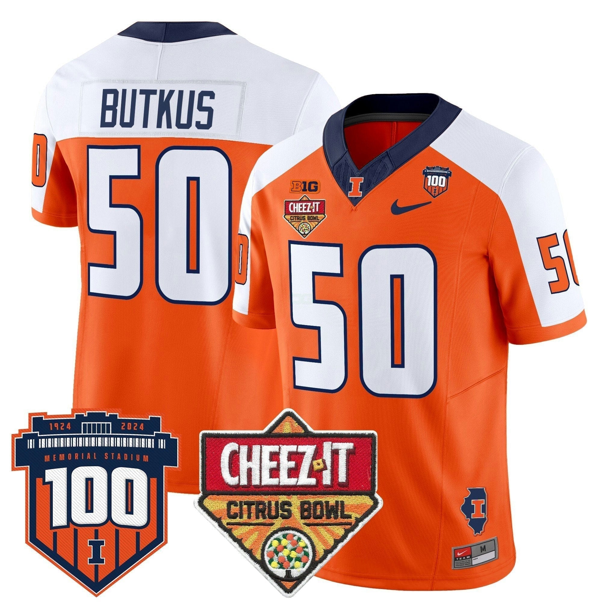 Camisa NCAA 2025 Cheez-It Citrus Bowl Patch Vapor Limited Jersey