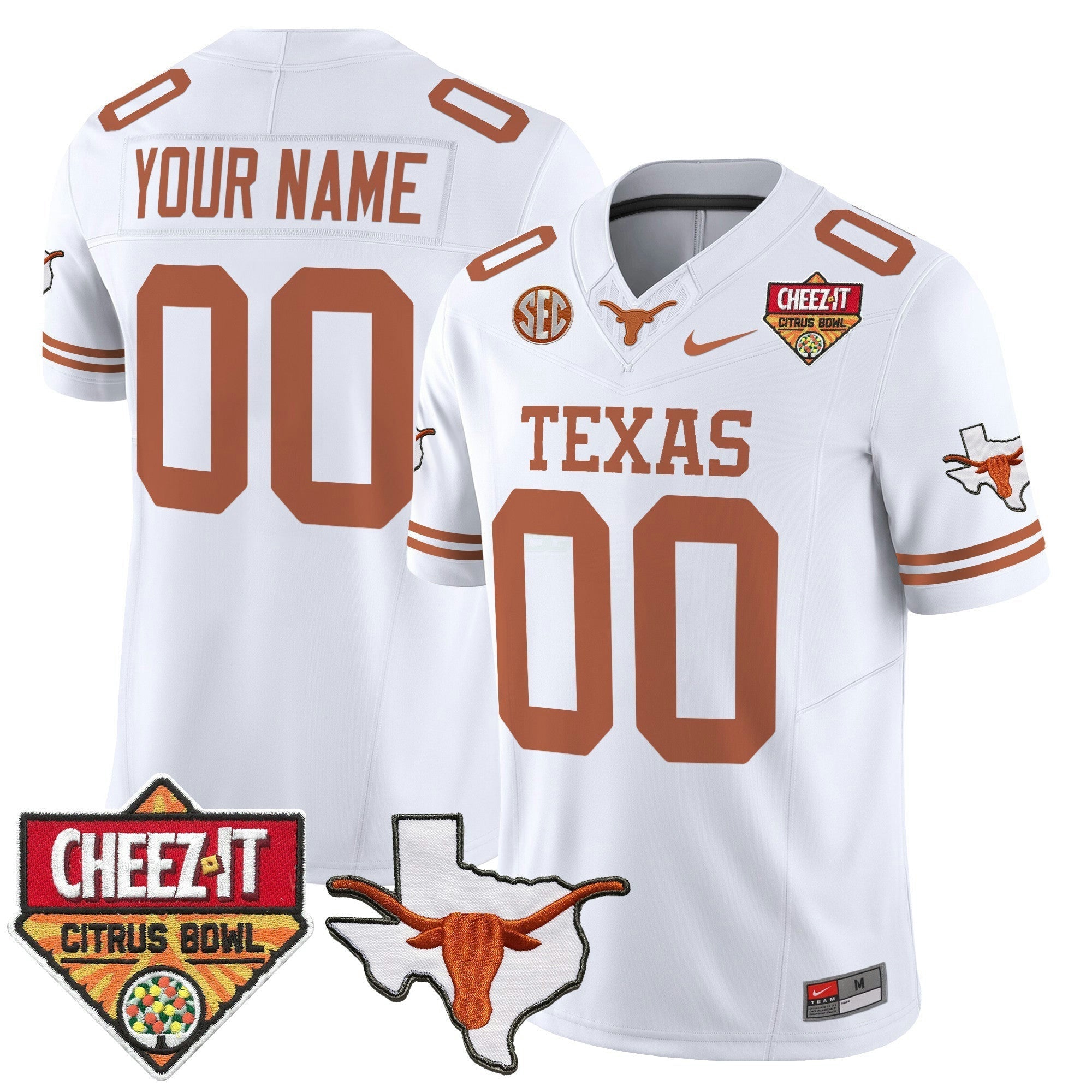 Camisa NCAA 2025 Cheez-It Citrus Bowl Patch Vapor Limited Jersey
