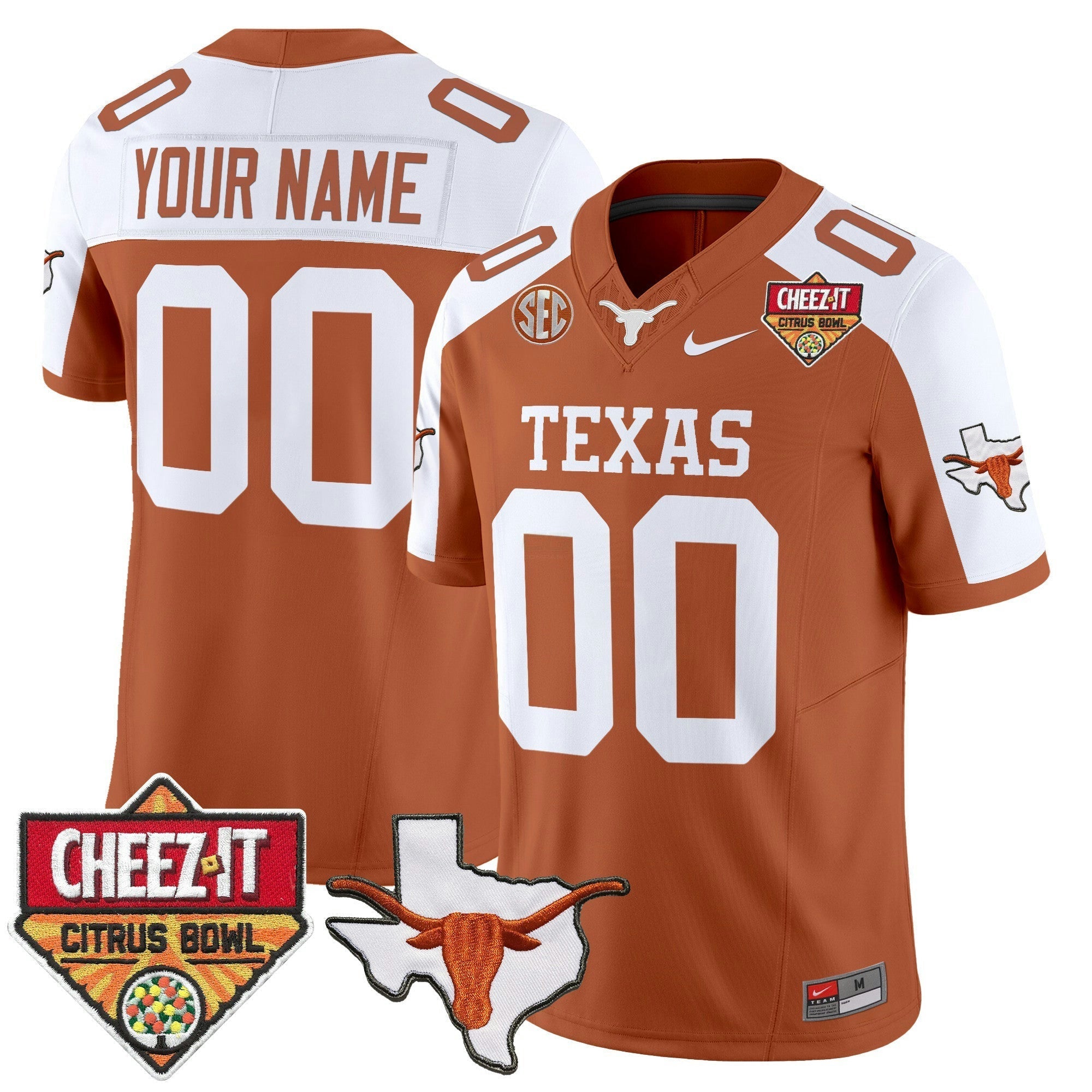 Camisa NCAA 2025 Cheez-It Citrus Bowl Patch Vapor Limited Jersey