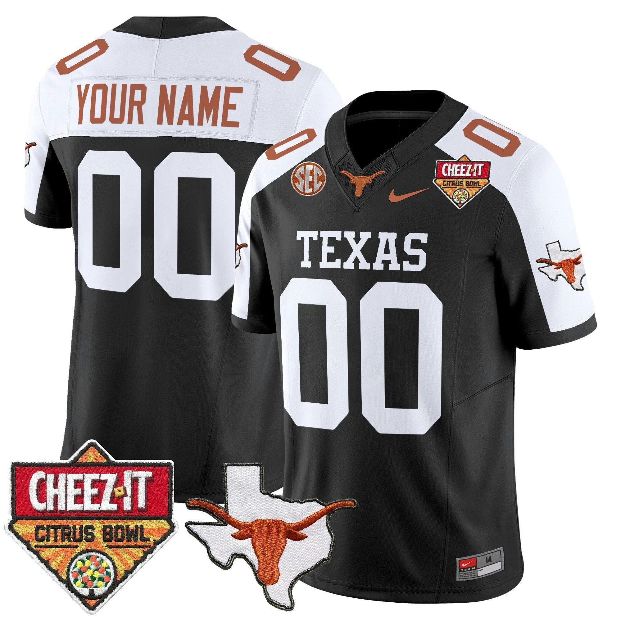 Camisa NCAA 2025 Cheez-It Citrus Bowl Patch Vapor Limited Jersey