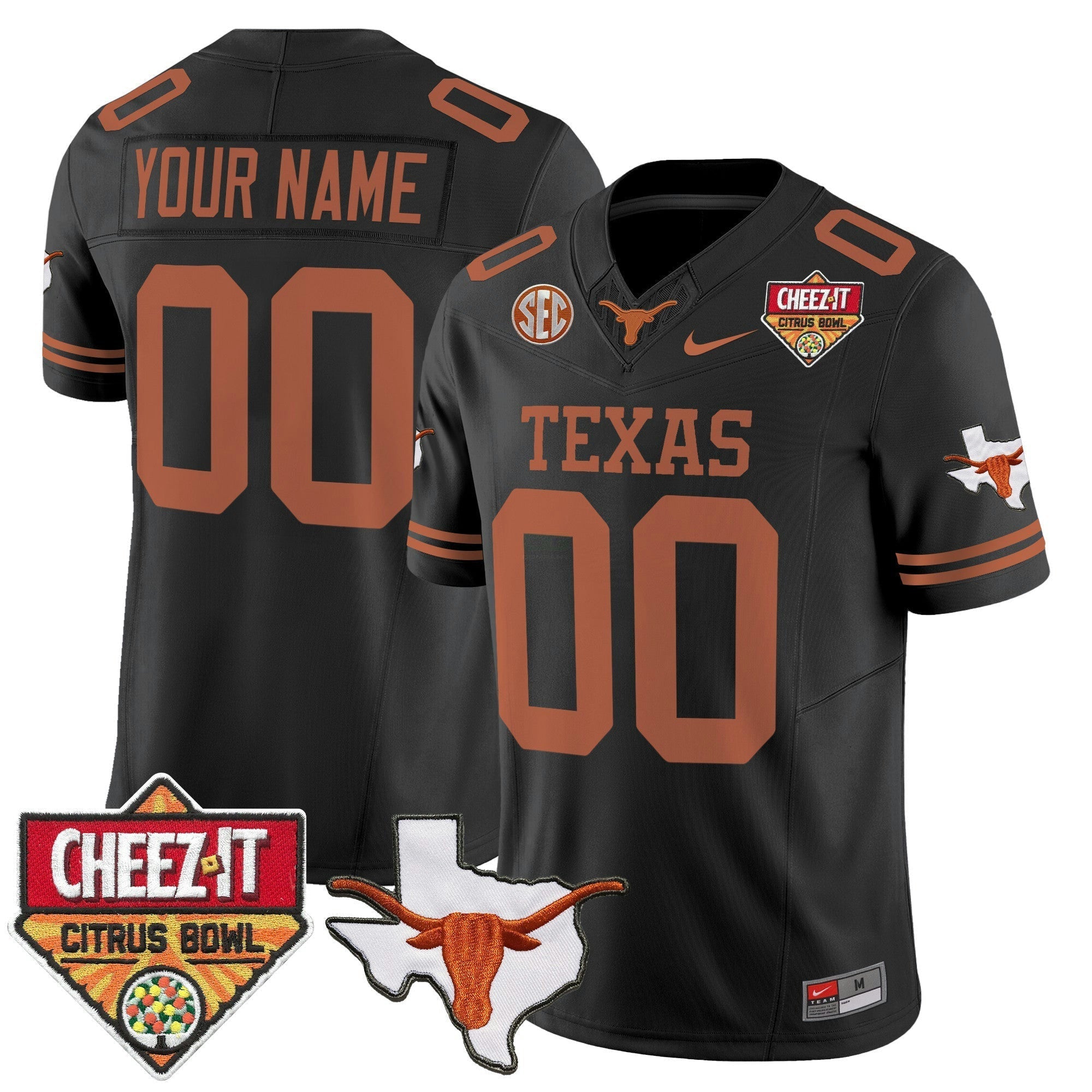 Camisa NCAA 2025 Cheez-It Citrus Bowl Patch Vapor Limited Jersey