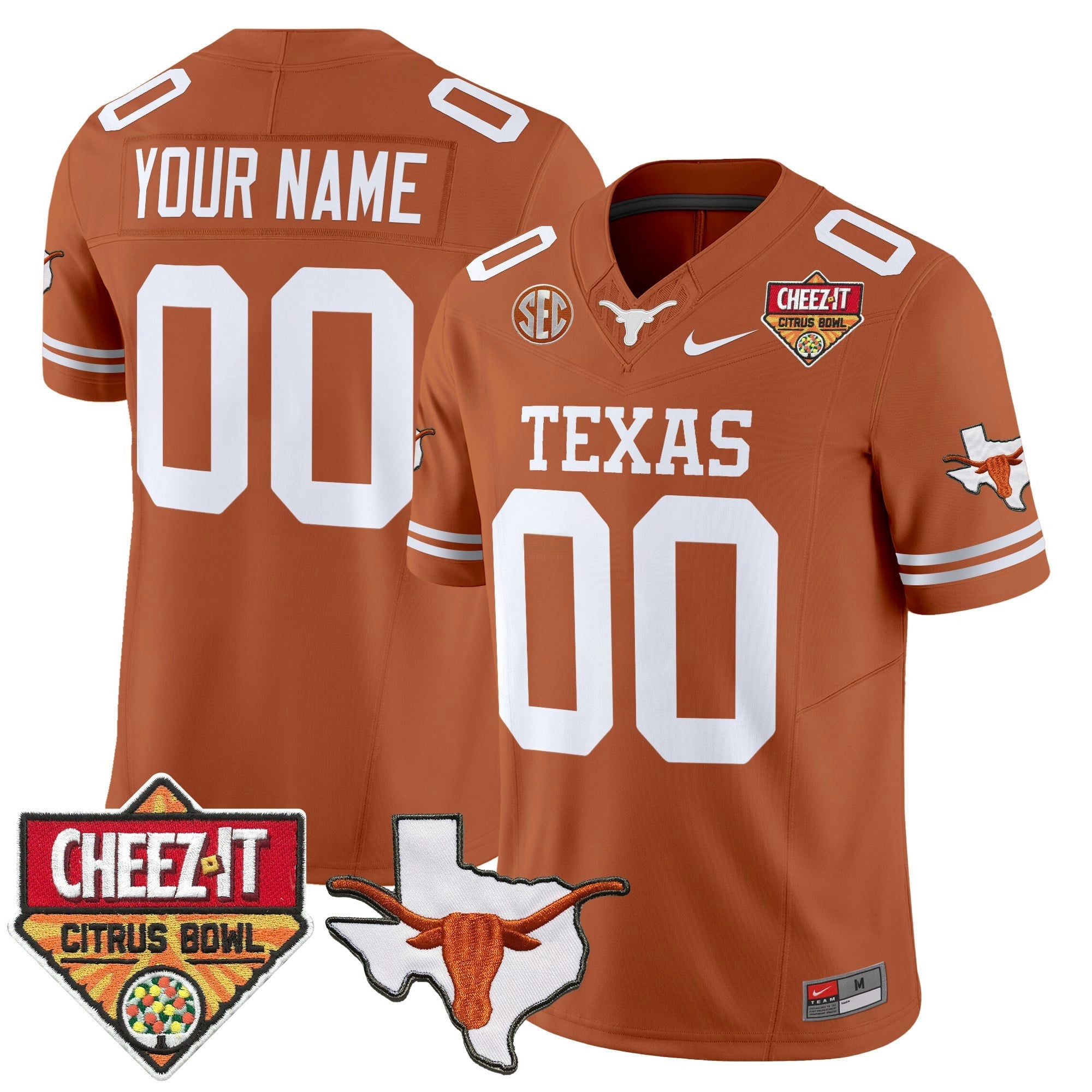 Camisa NCAA 2025 Cheez-It Citrus Bowl Patch Vapor Limited Jersey