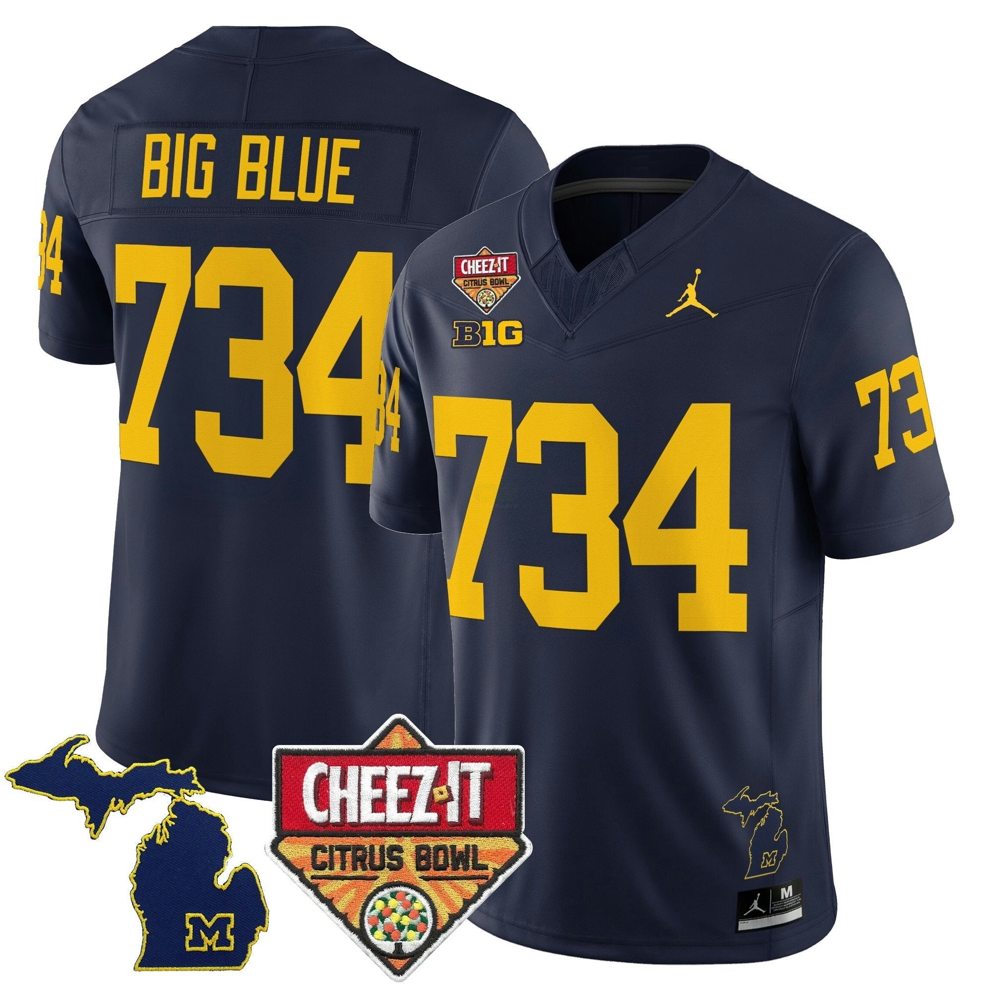 Camisa NCAA 2025 Cheez-It Citrus Bowl Vapor Limited Jersey