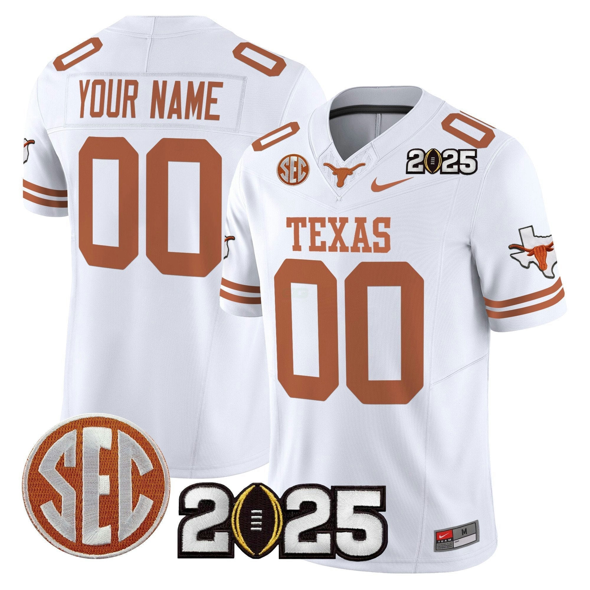 Camisa NCAA 2025 College Football Playoff Final Patch Vapor Limited Jersey