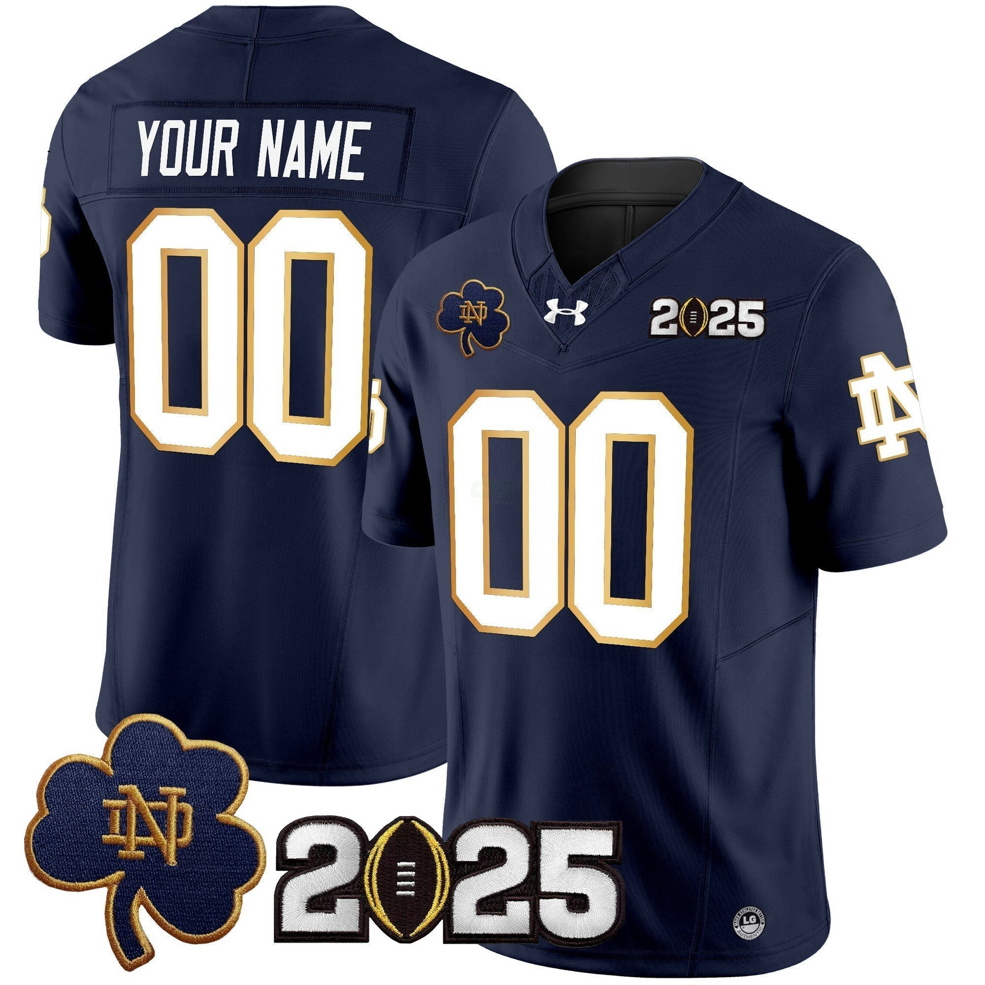 Camisa NCAA 2025 College Football Playoff Final Patch Vapor Limited Jersey