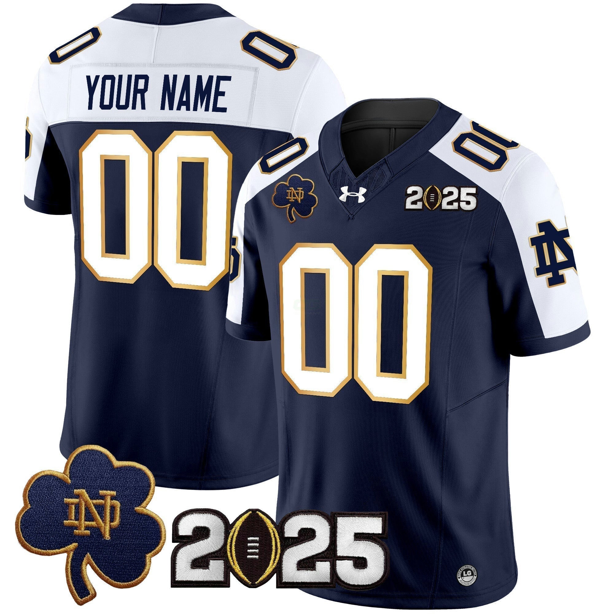 Camisa NCAA 2025 College Football Playoff Final Patch Vapor Limited Jersey