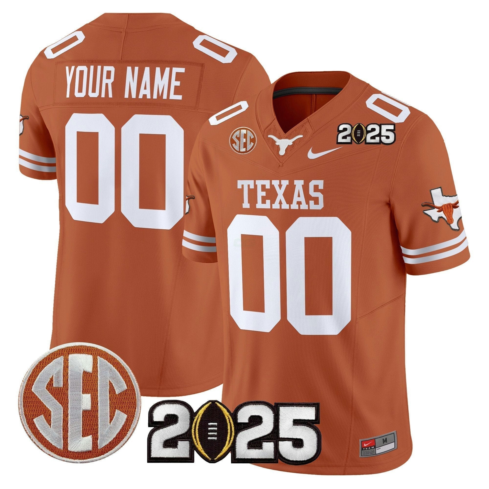 Camisa NCAA 2025 College Football Playoff Final Patch Vapor Limited Jersey