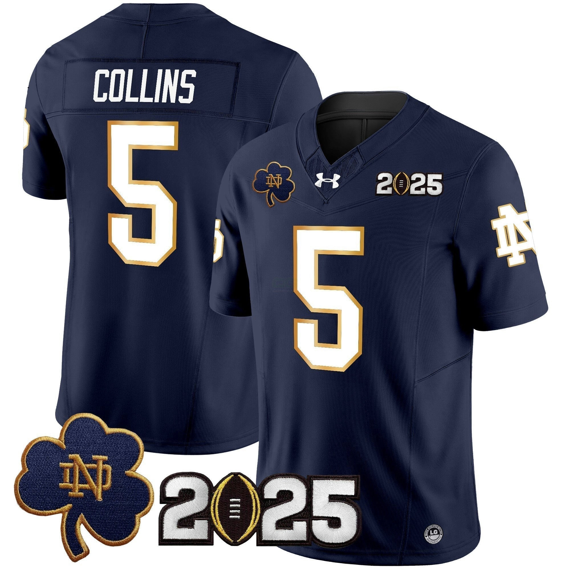 Camisa NCAA 2025 College Football Playoff Final Patch Vapor Limited Jersey